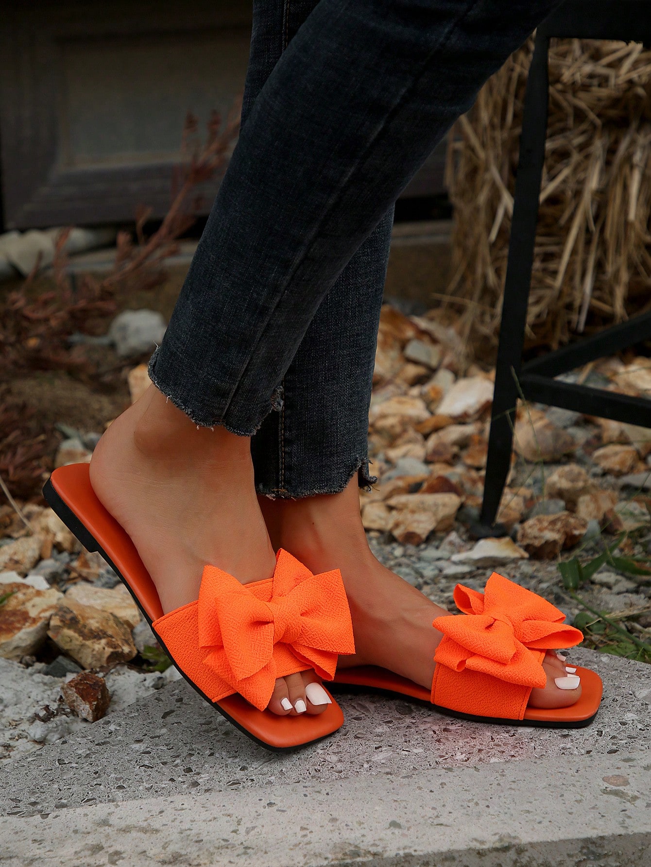 In Orange Women Shoes