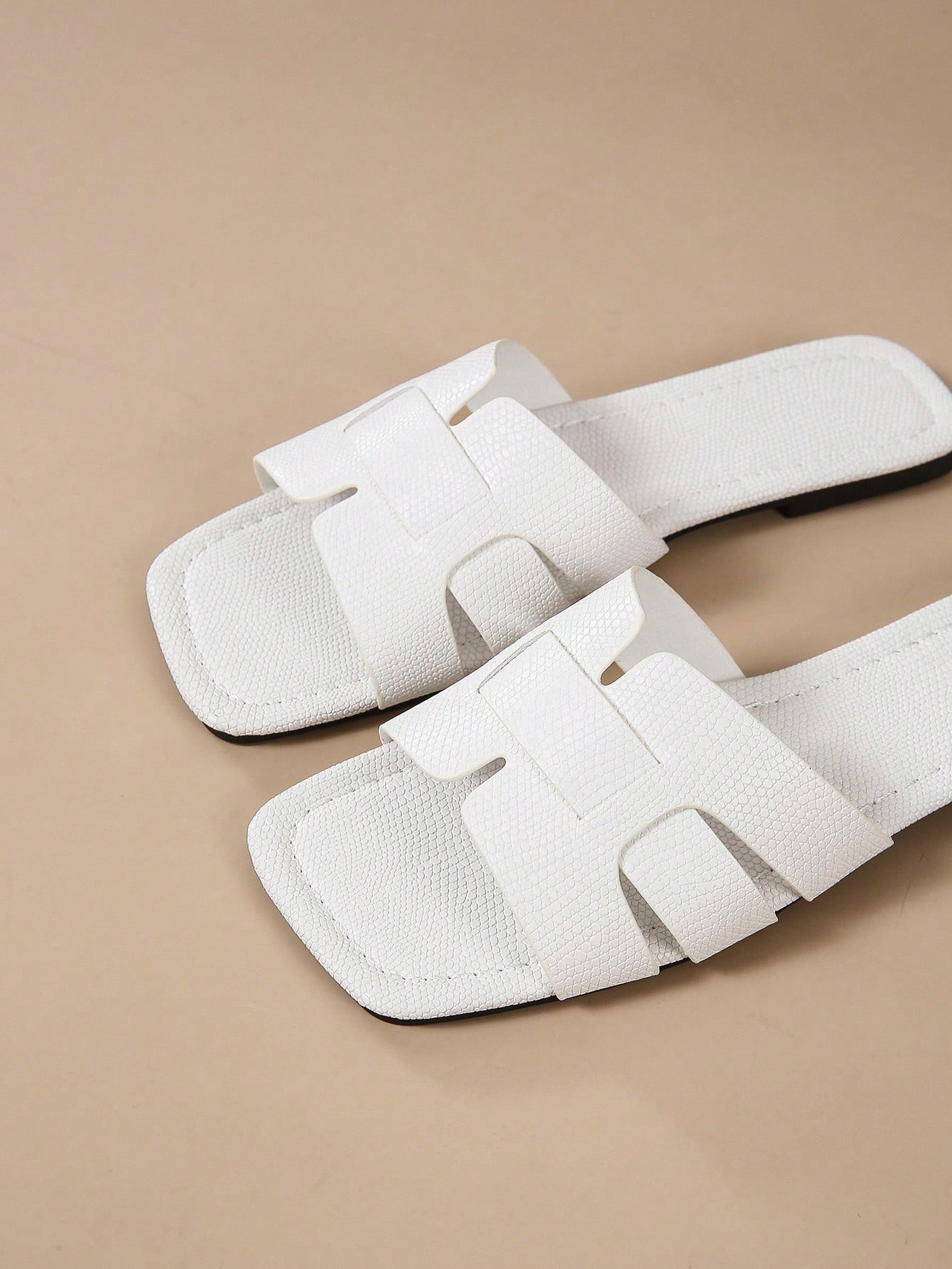 In White Women Flat Sandals