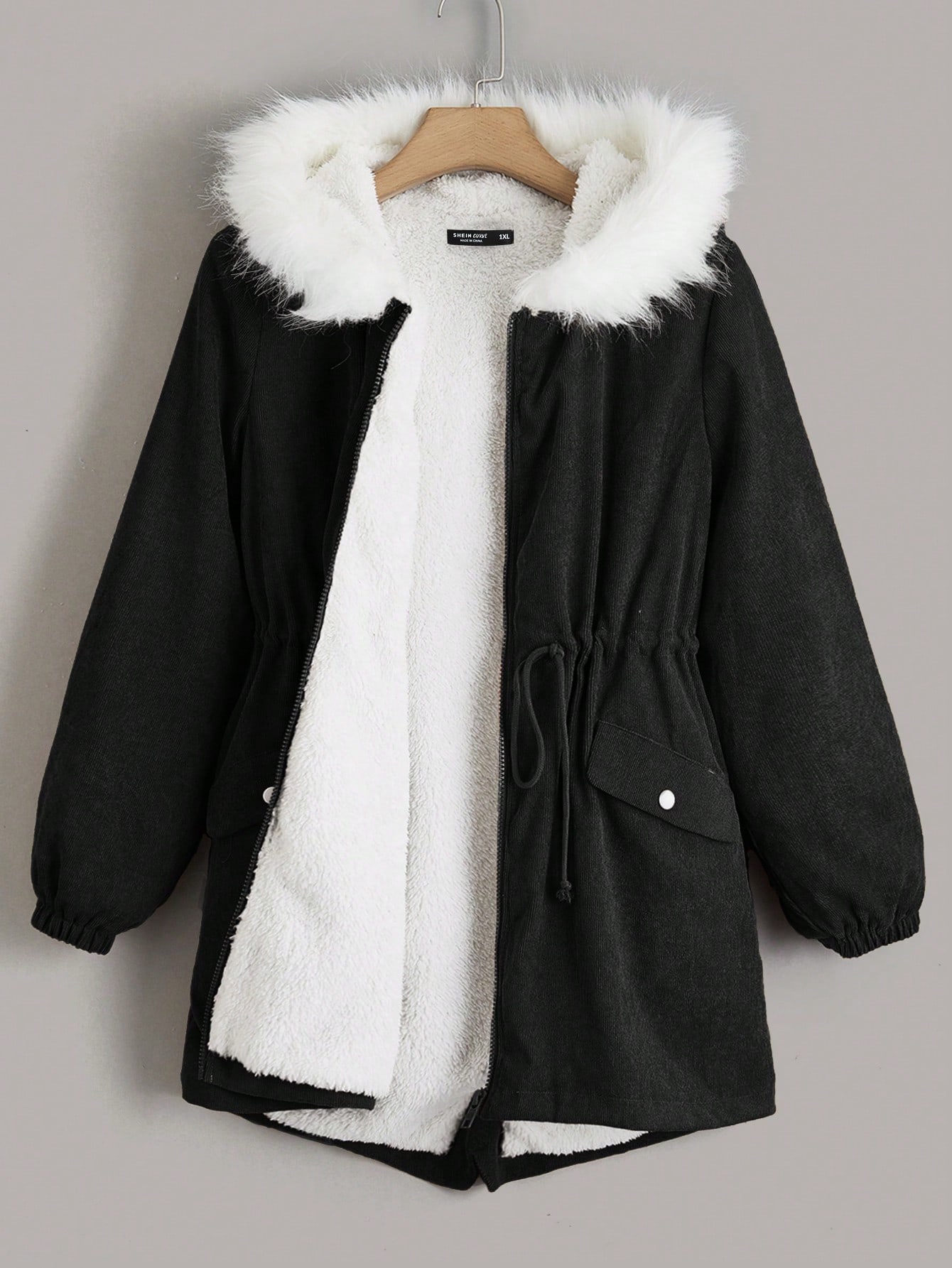 In Casual Plus Size Winter Coats