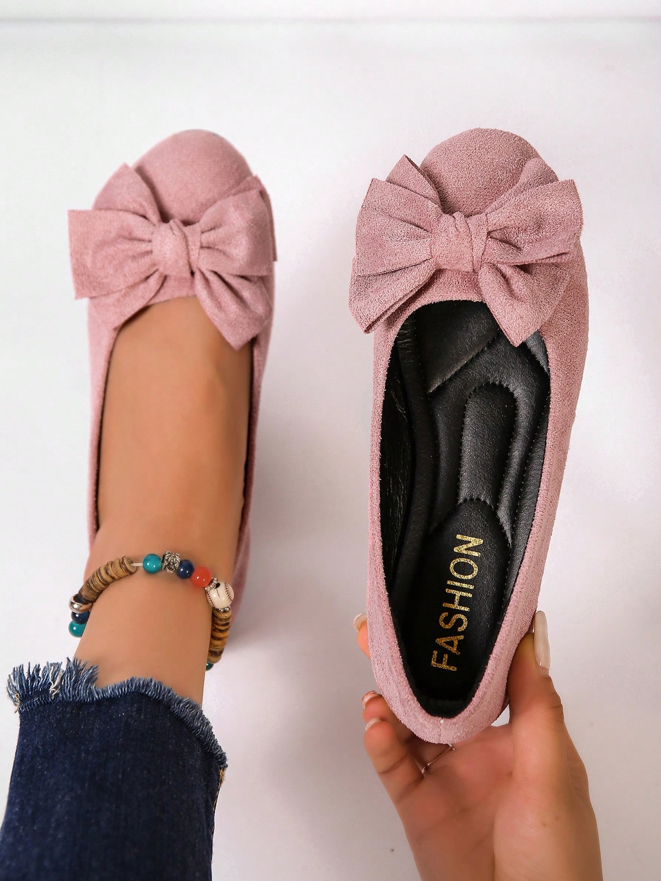 In Pink Women Flats