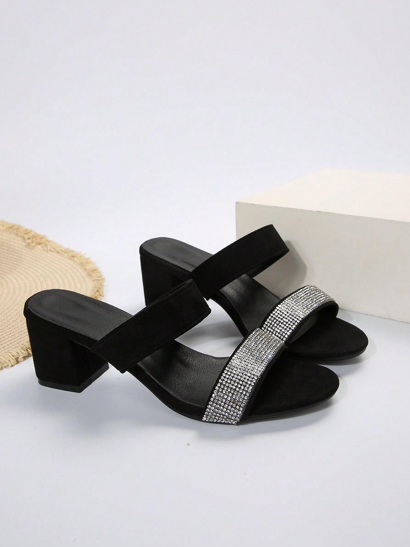 In Black and White Women Sandals