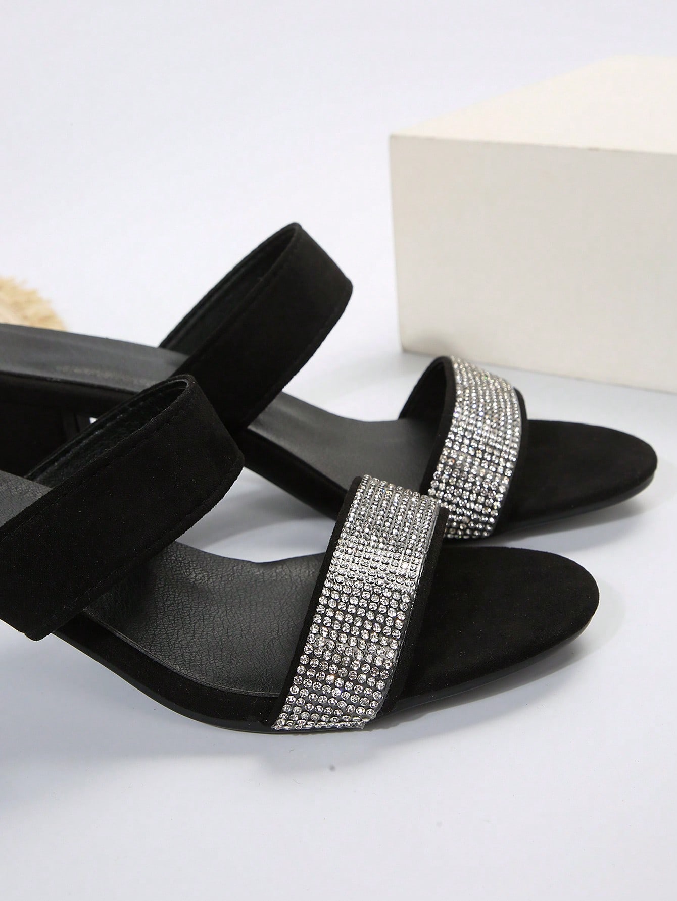 In Black and White Women Sandals