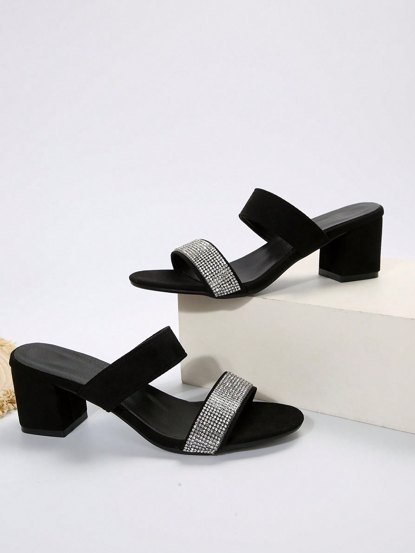 In Black and White Women Sandals