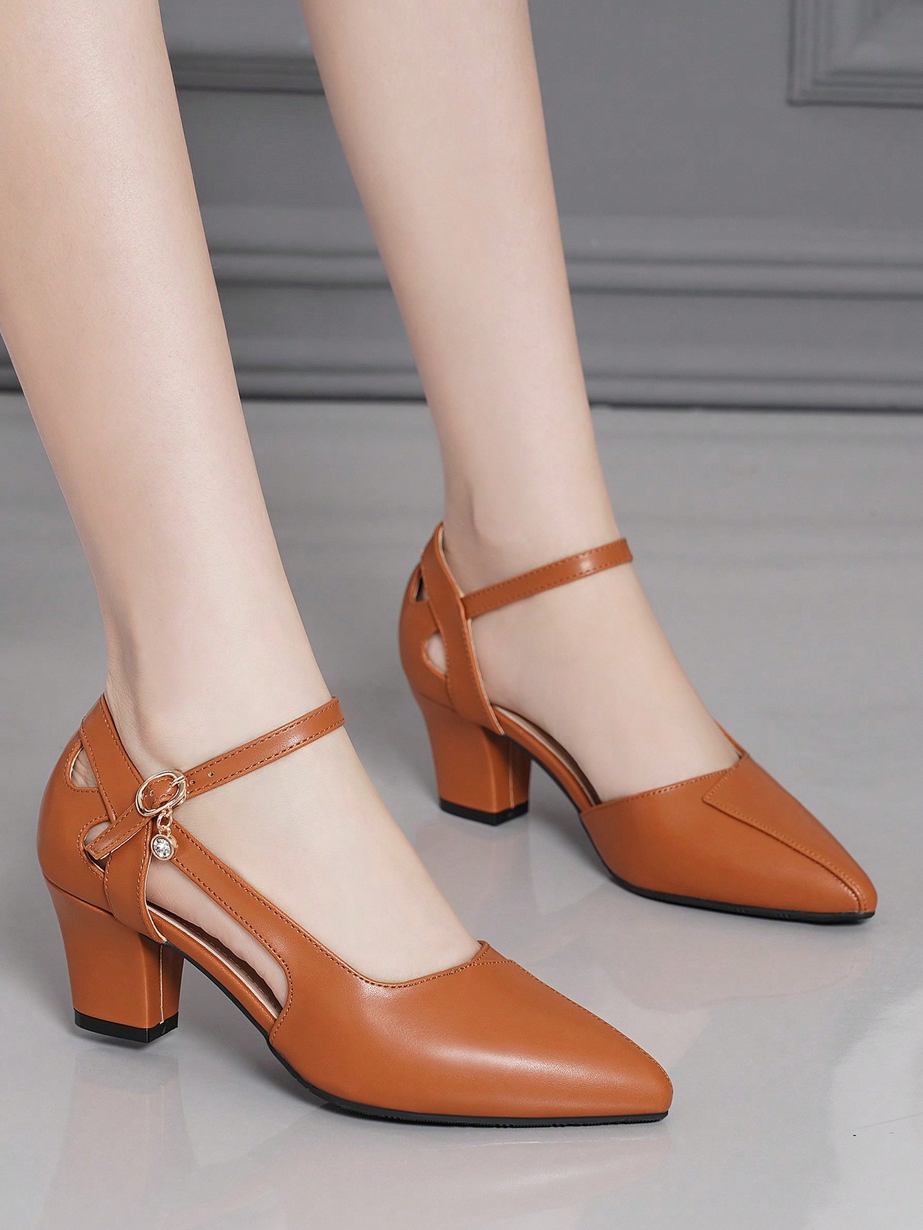 In Brown Women Pumps