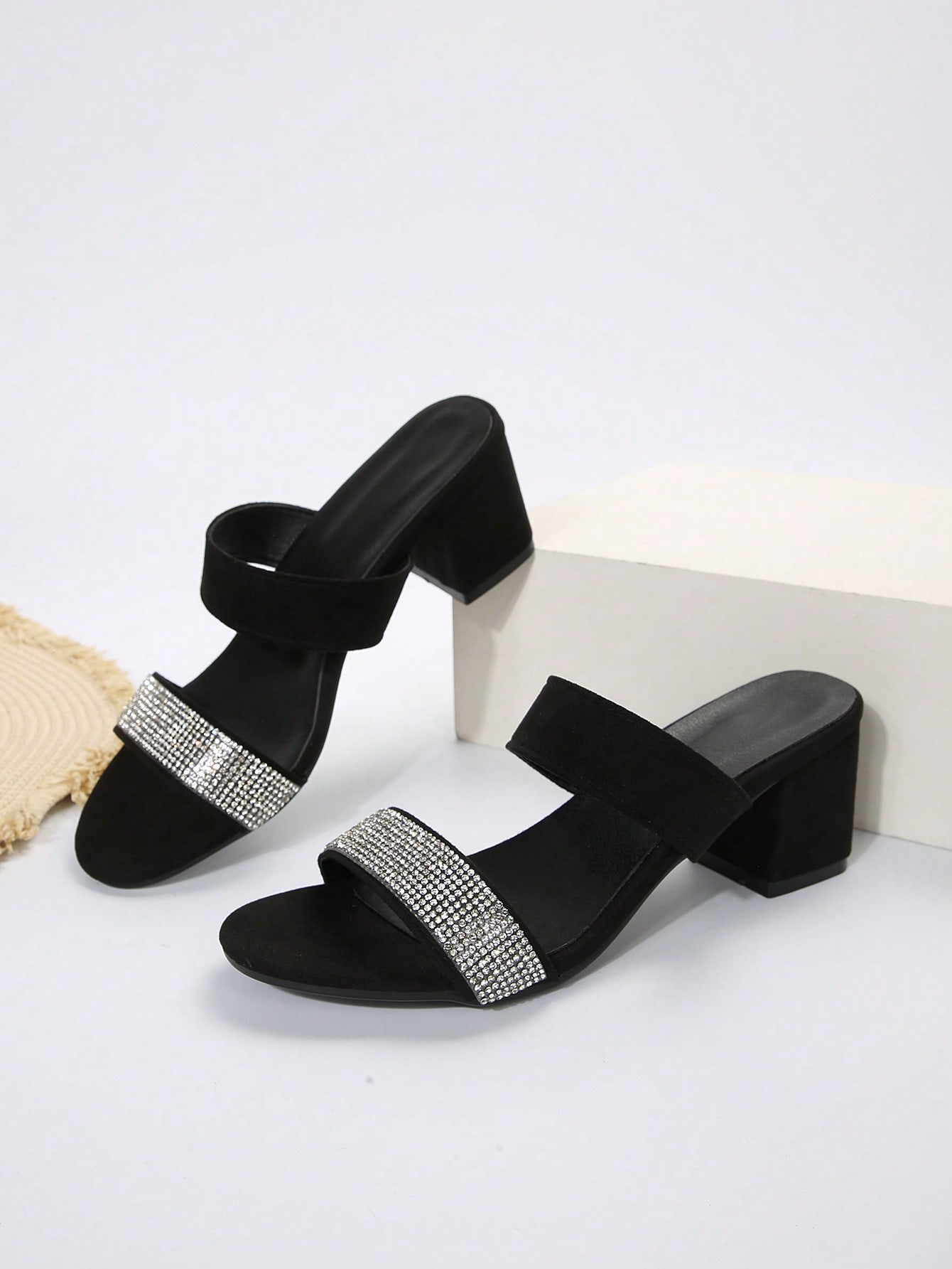 In Black and White Women Sandals