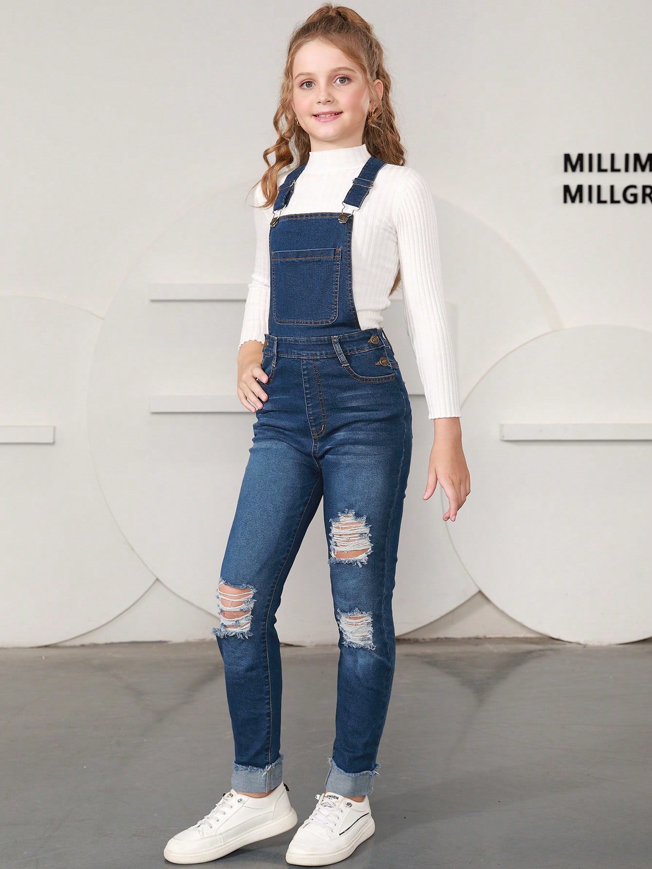 Tween Girls Denim Overalls & Jumpsuits