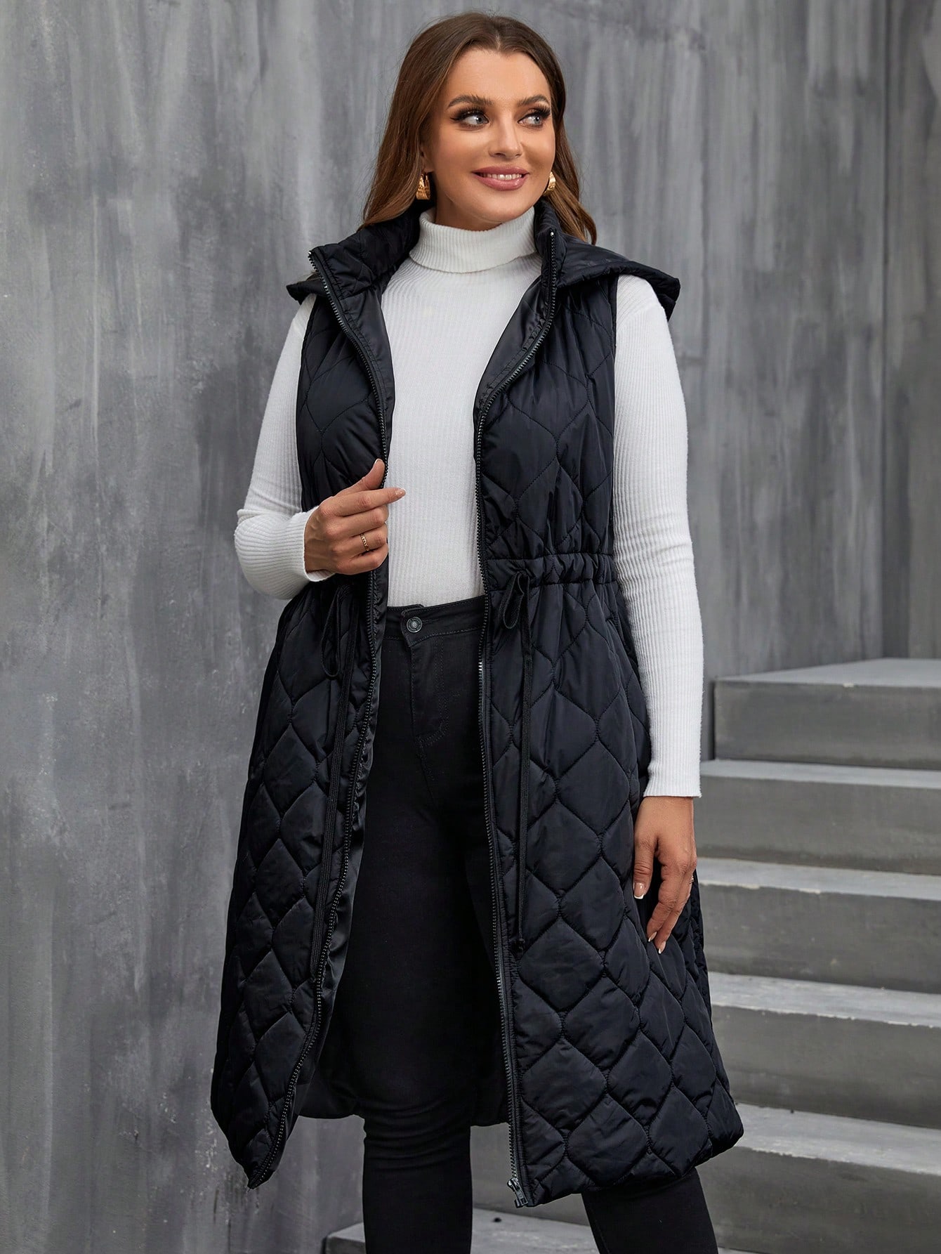 In Casual Plus Size Winter Coats