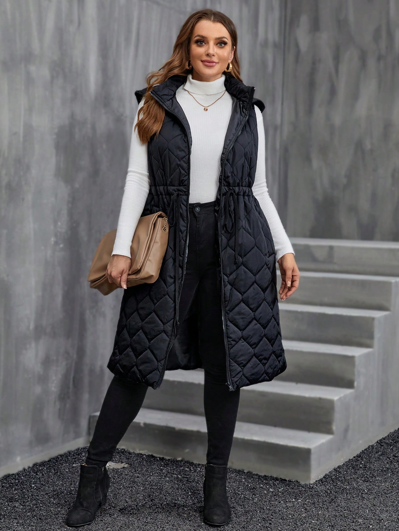 In Casual Plus Size Winter Coats