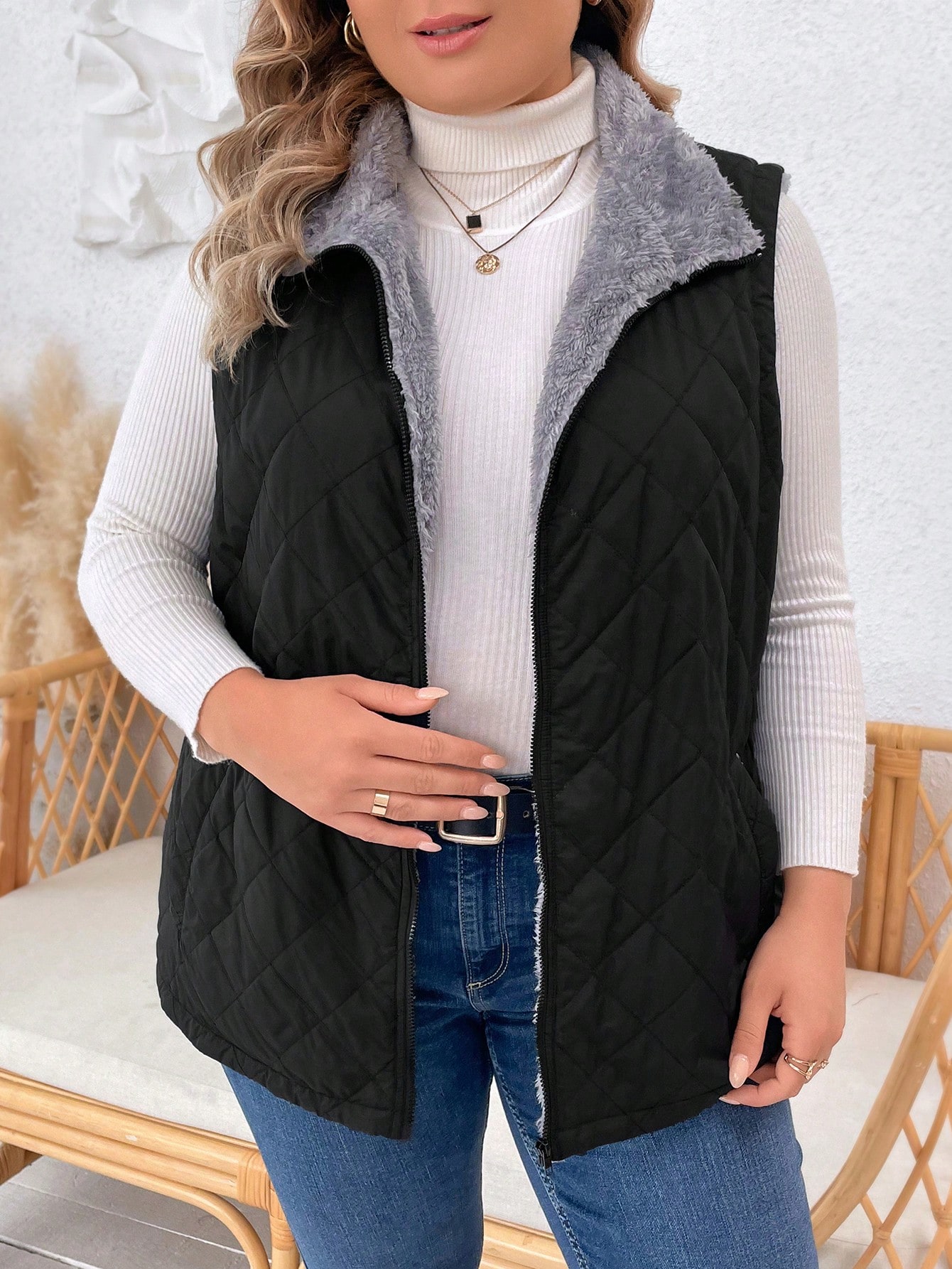 In Casual Plus Size Winter Coats