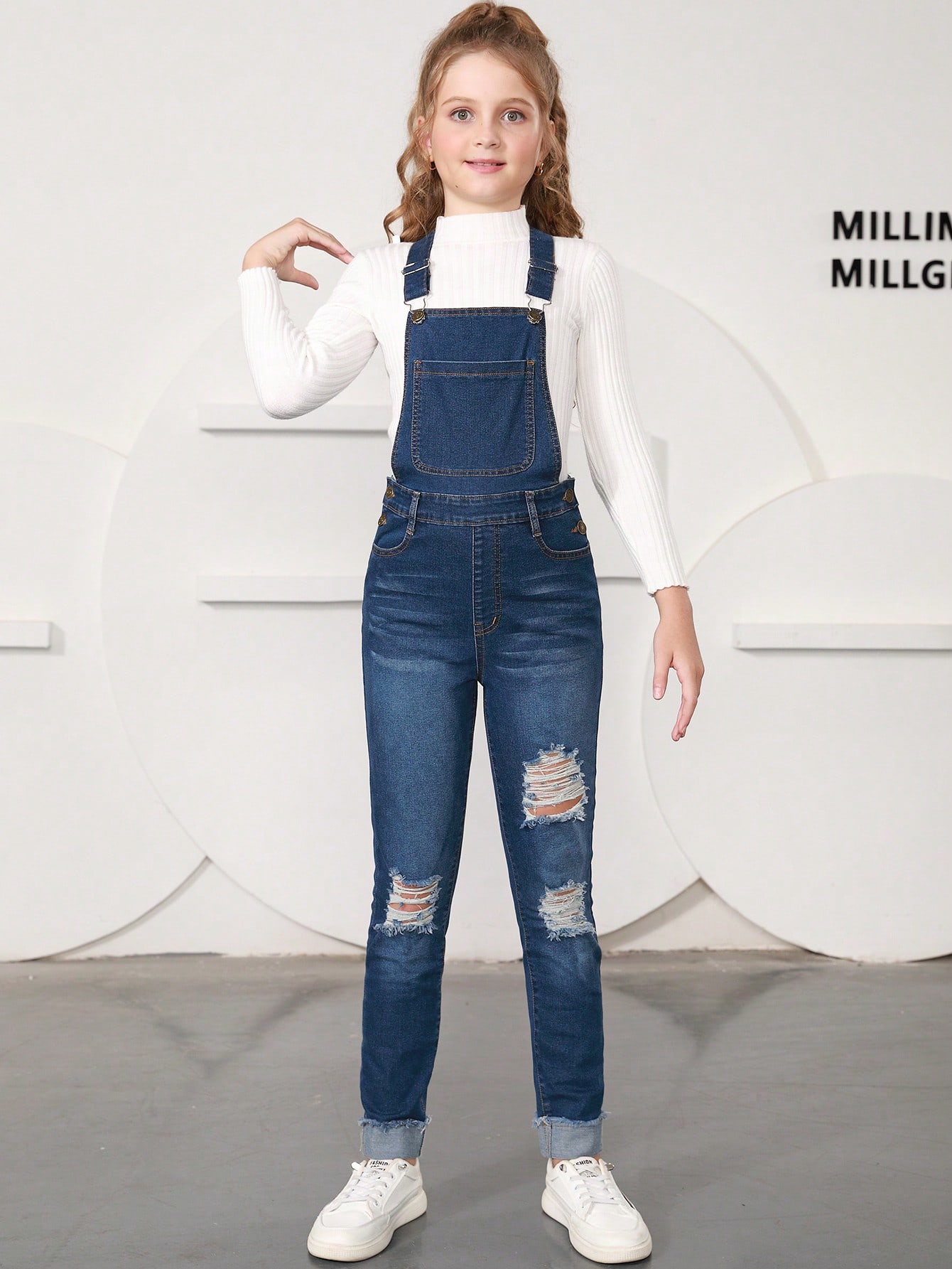 Tween Girls Denim Overalls & Jumpsuits