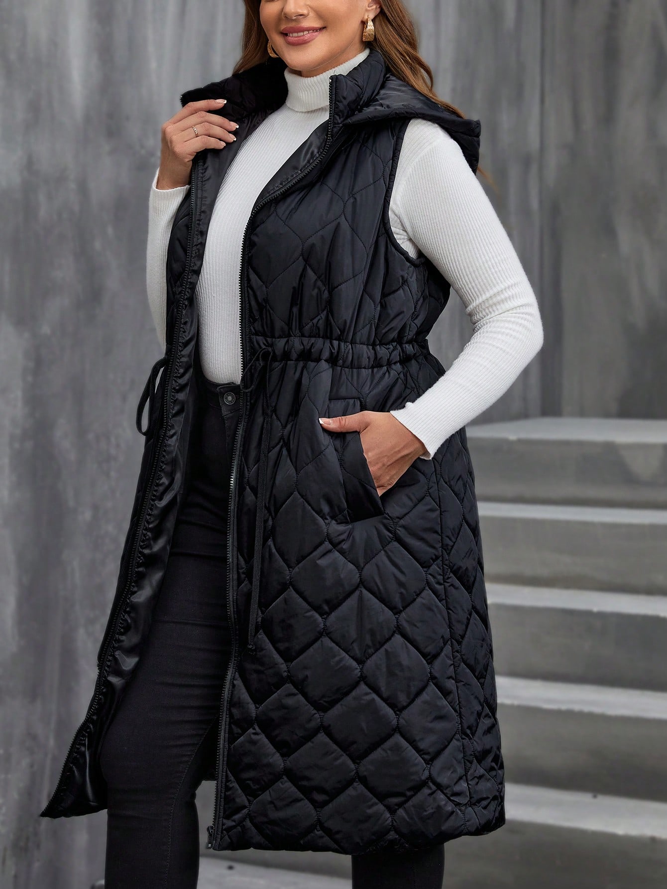 In Casual Plus Size Winter Coats