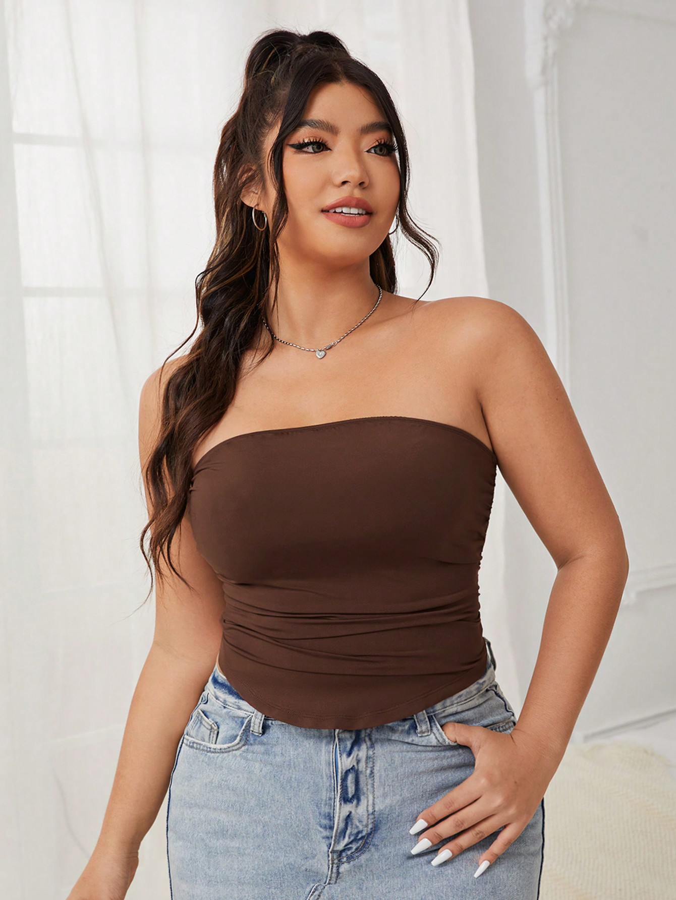 In Casual Plus Size Women Tops