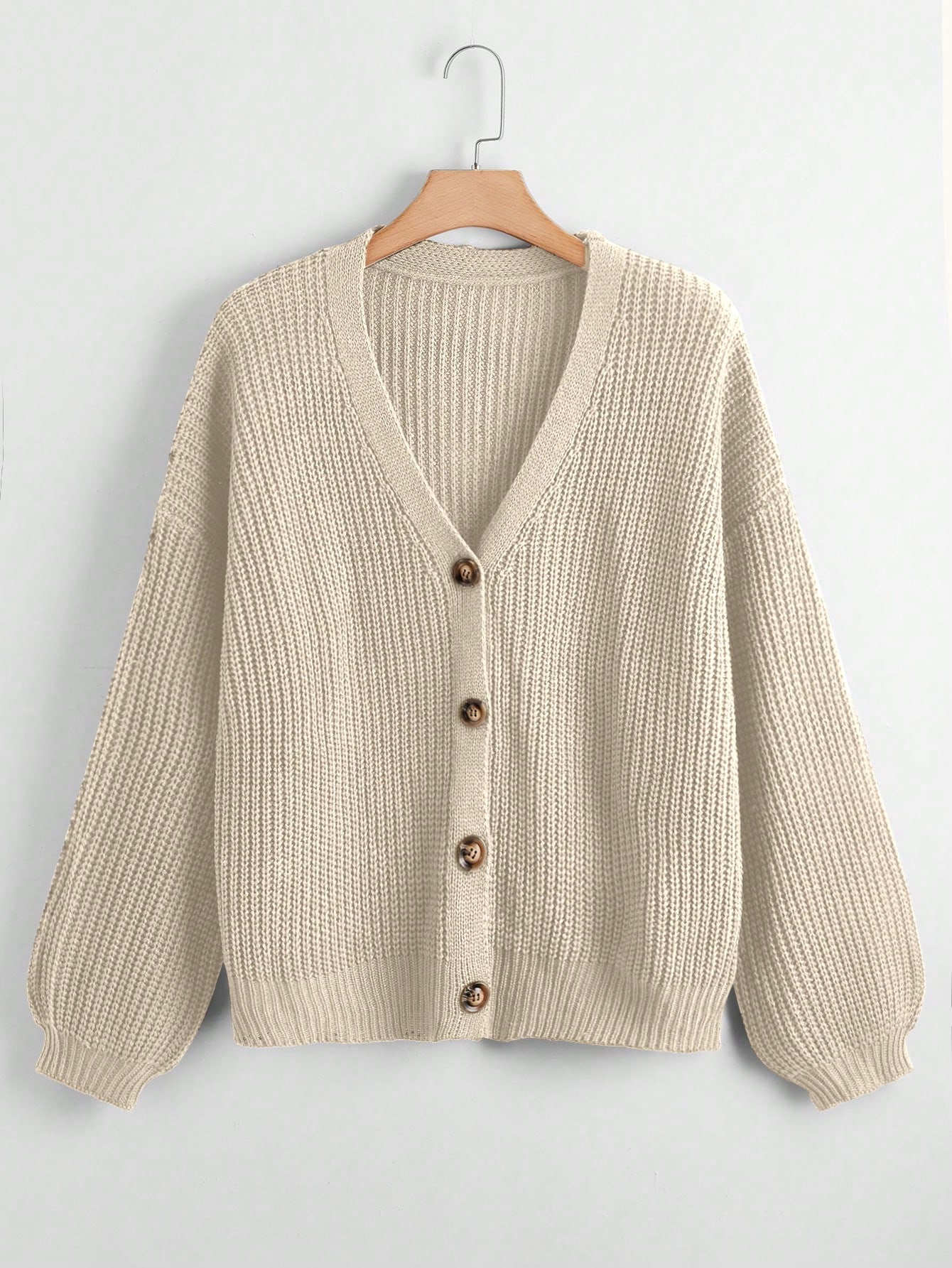 In Long Sleeve Plus Size Cardigans