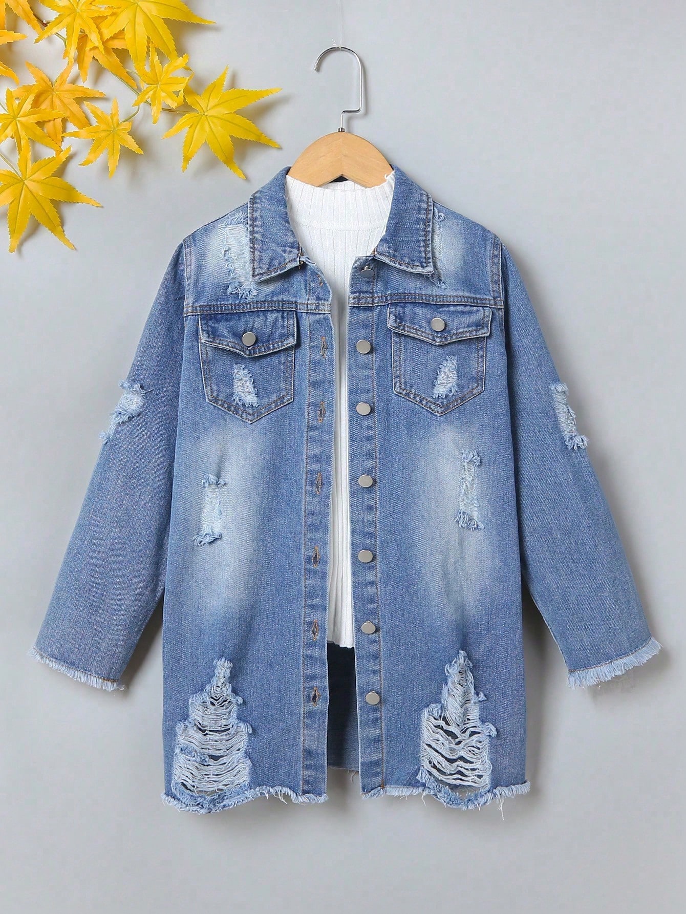 Tween Girls Denim Jackets & Coats