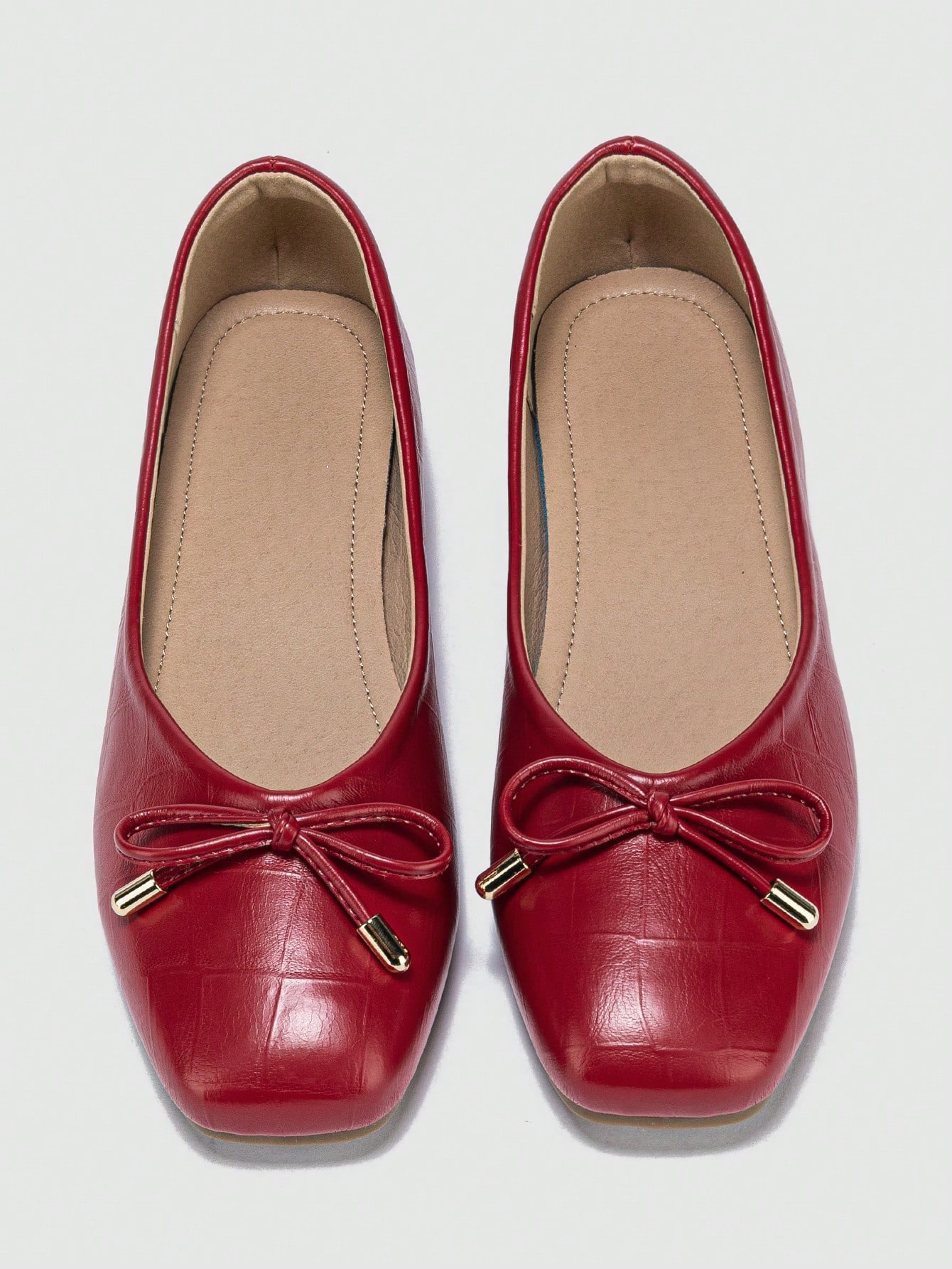 In Red Women Flats