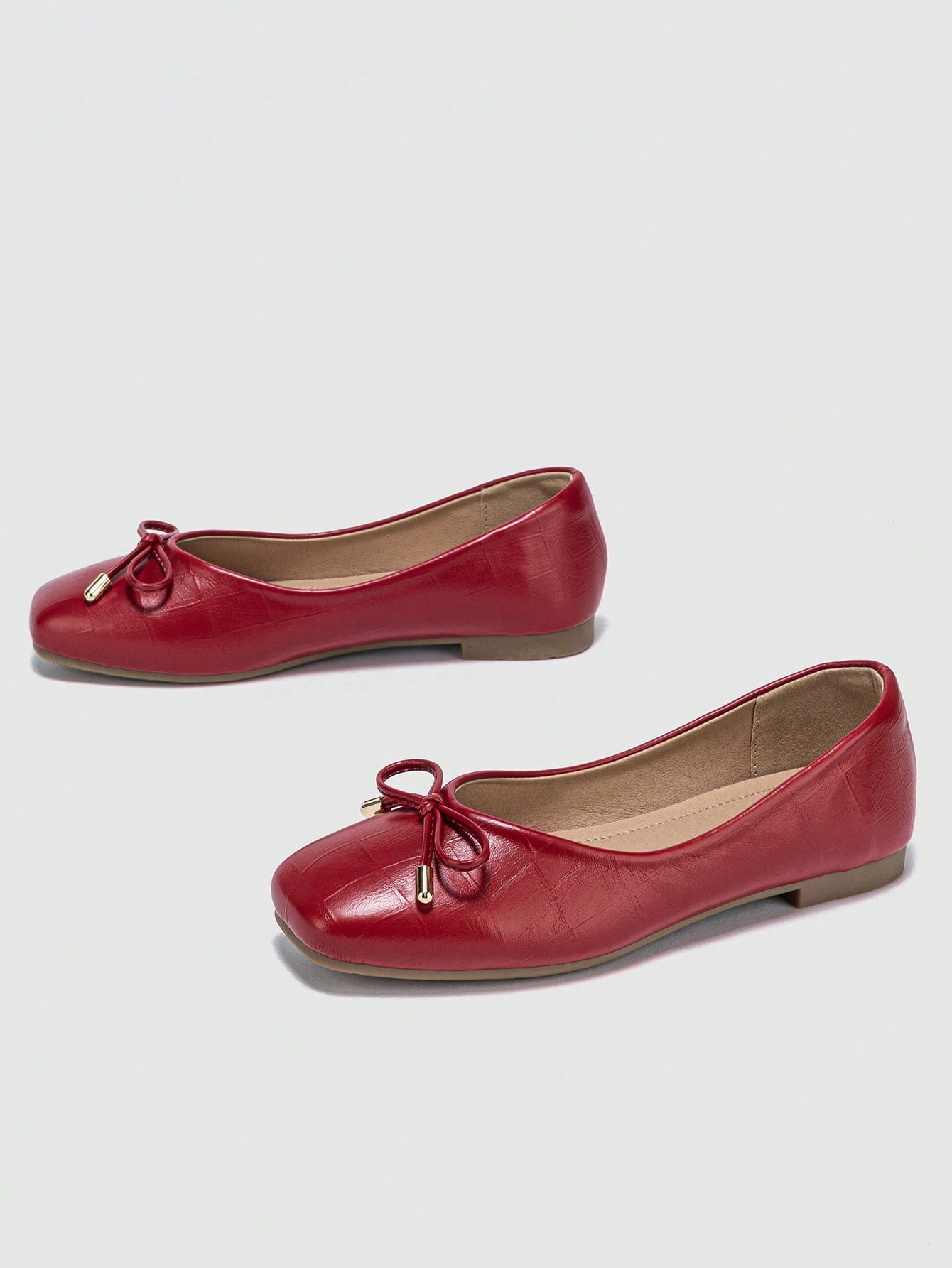 In Red Women Flats