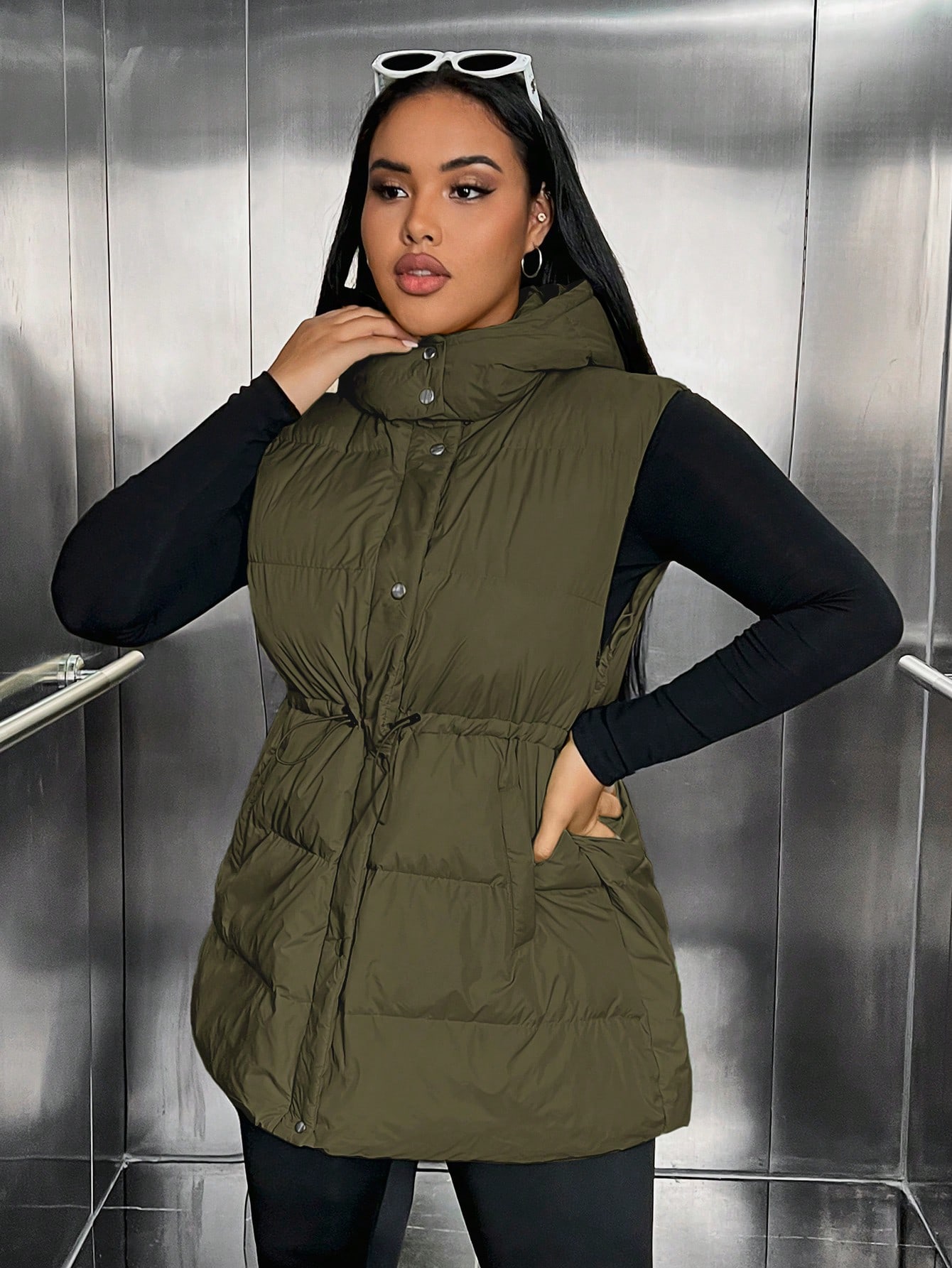 In Casual Plus Size Winter Coats