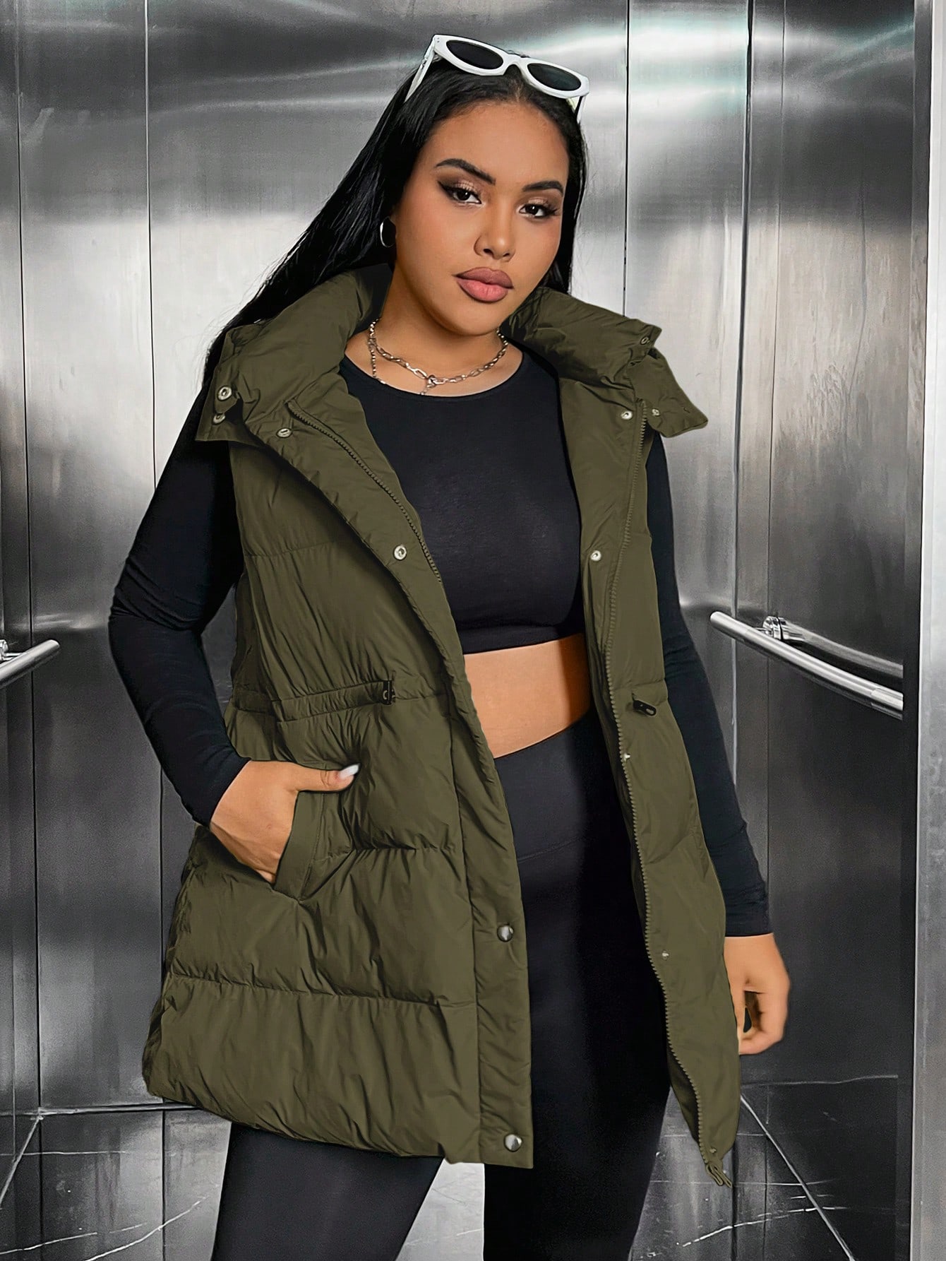 In Casual Plus Size Winter Coats