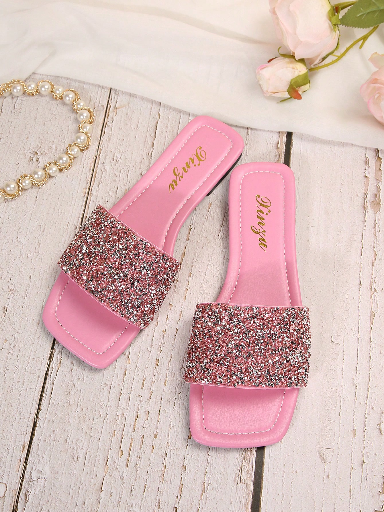 In Pink Women Flat Sandals