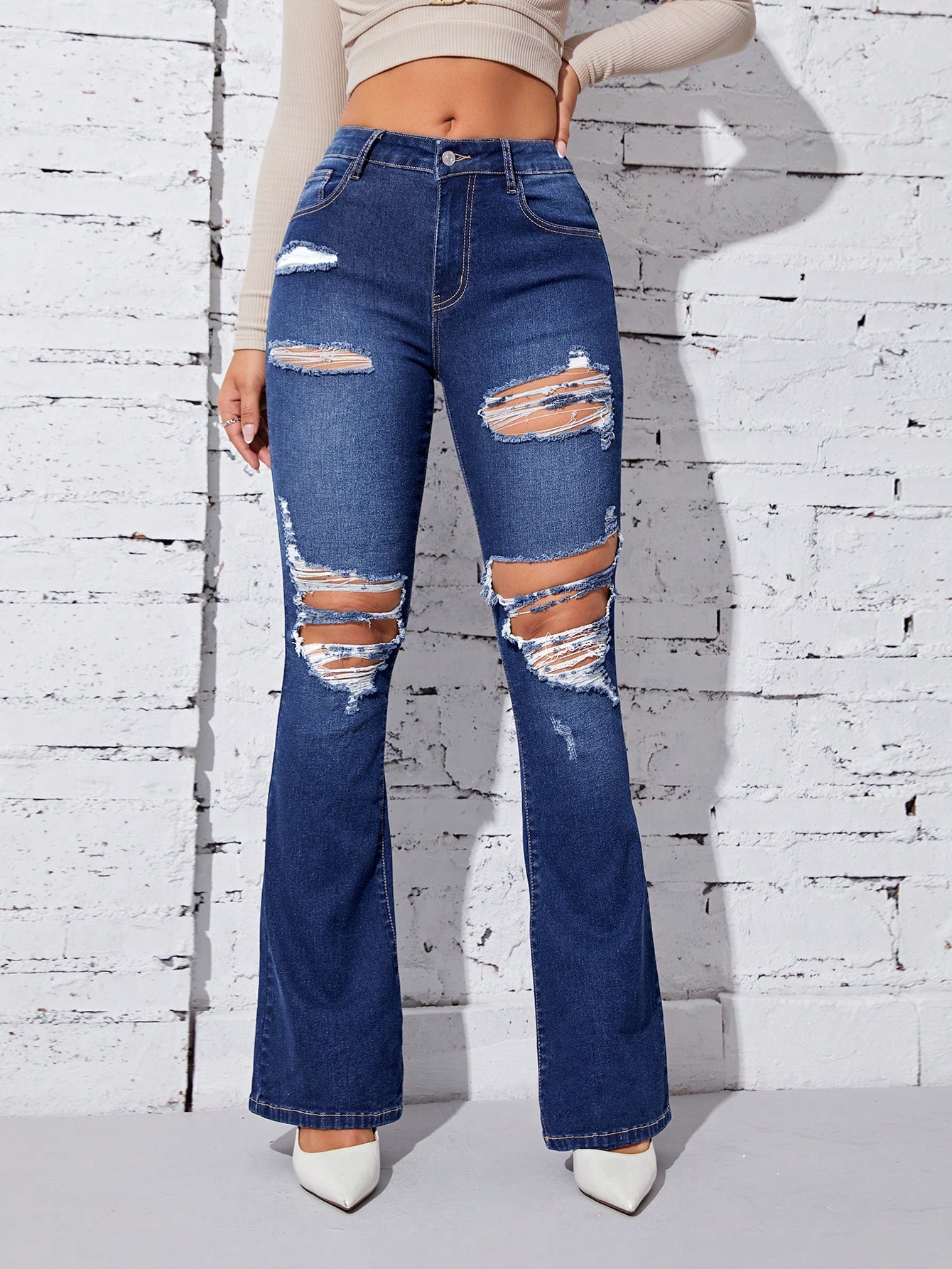 Flare Leg Jeans