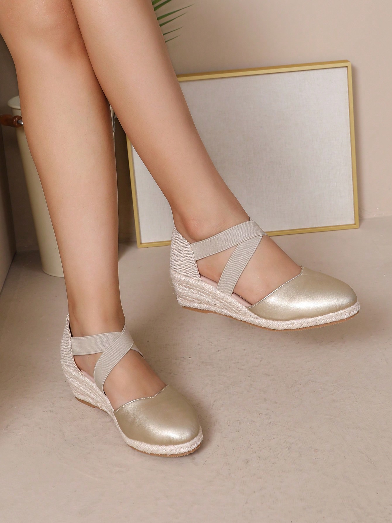 In Gold Women Wedges & Flatform