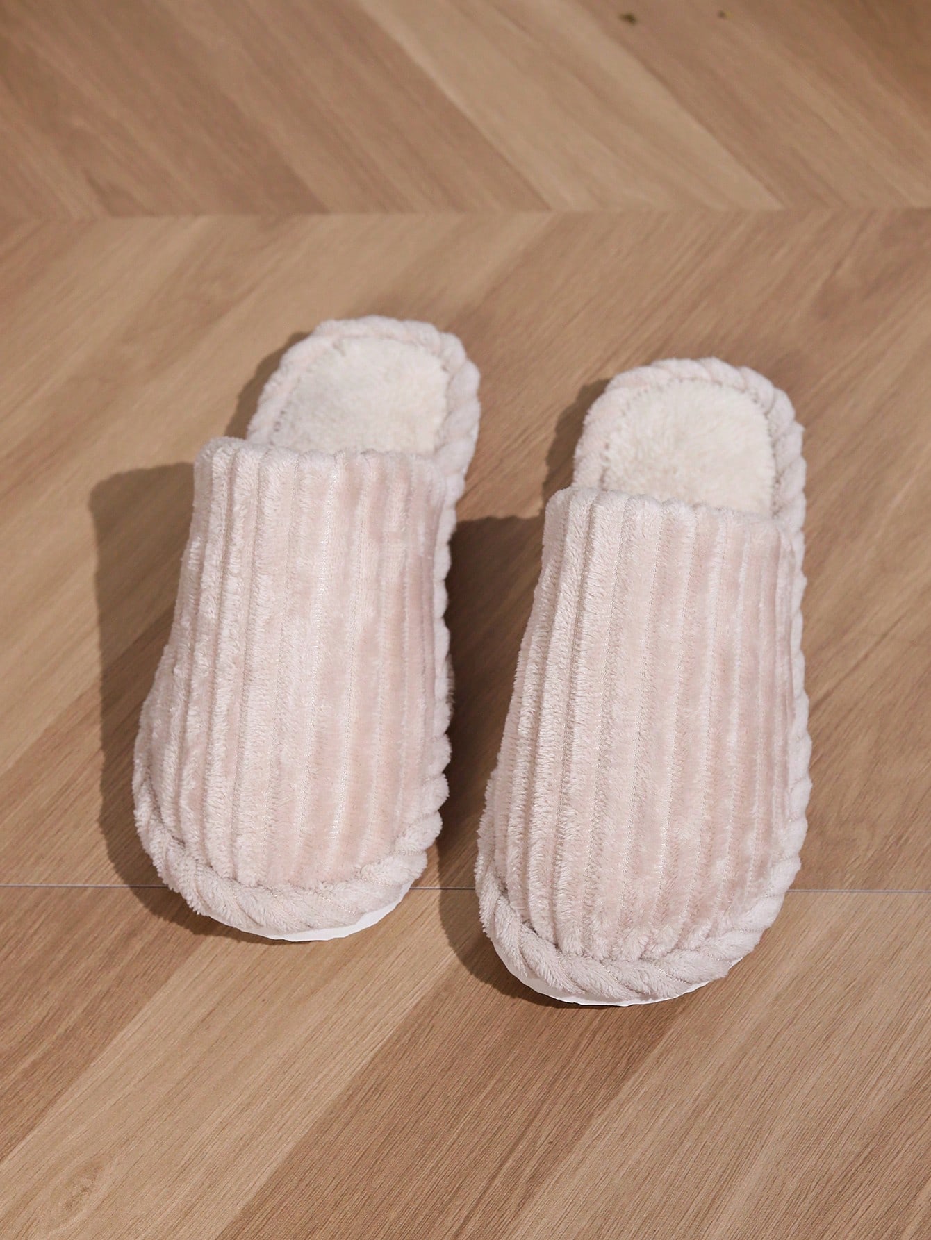 In Beige Women Home Slippers