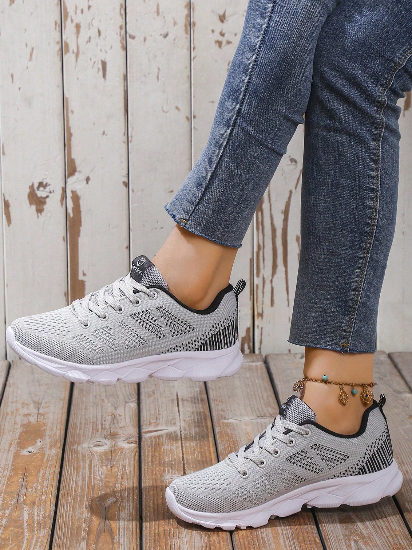 In Light Grey Women Shoes