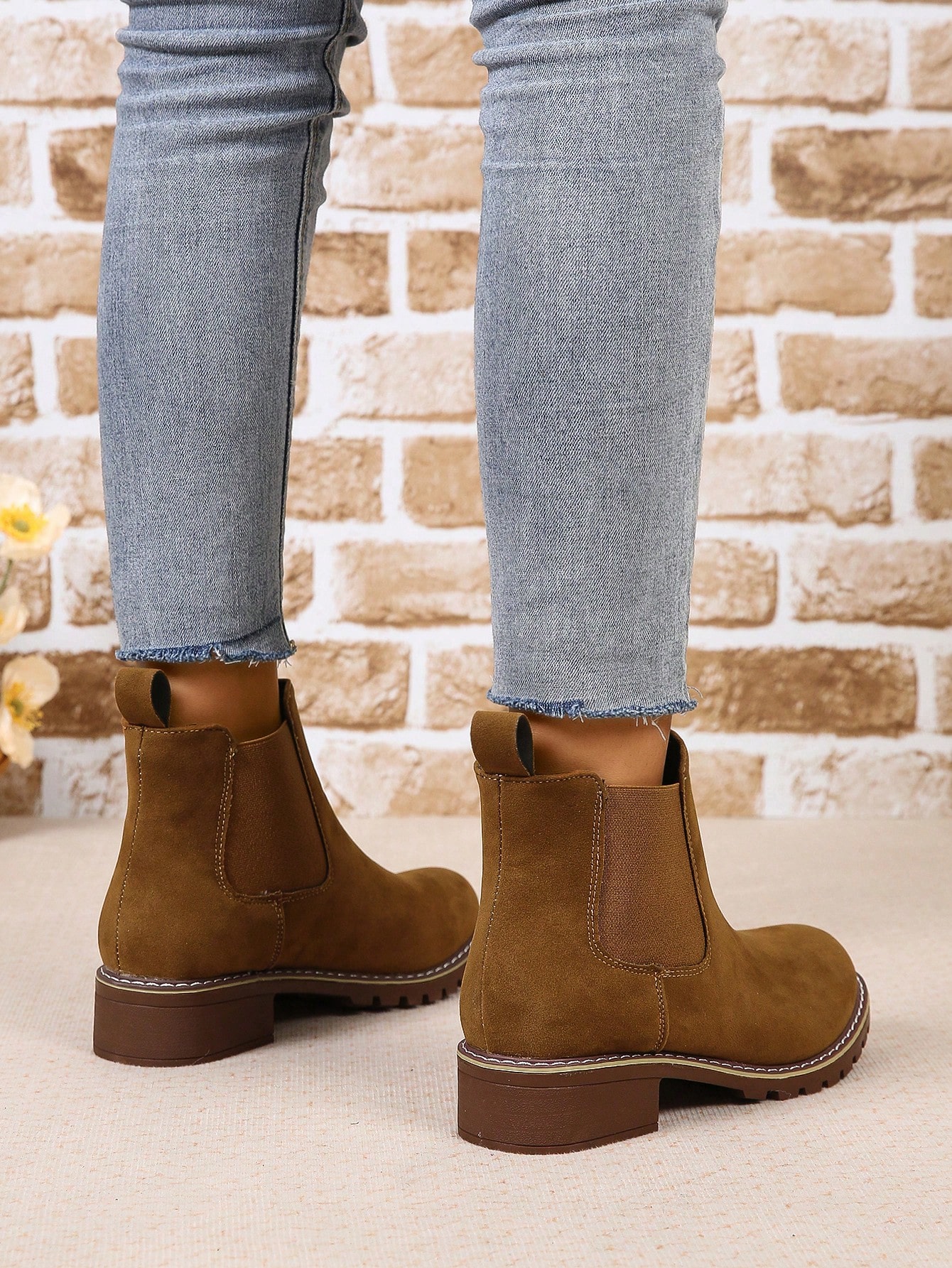 In Brown Women Fashion Boots