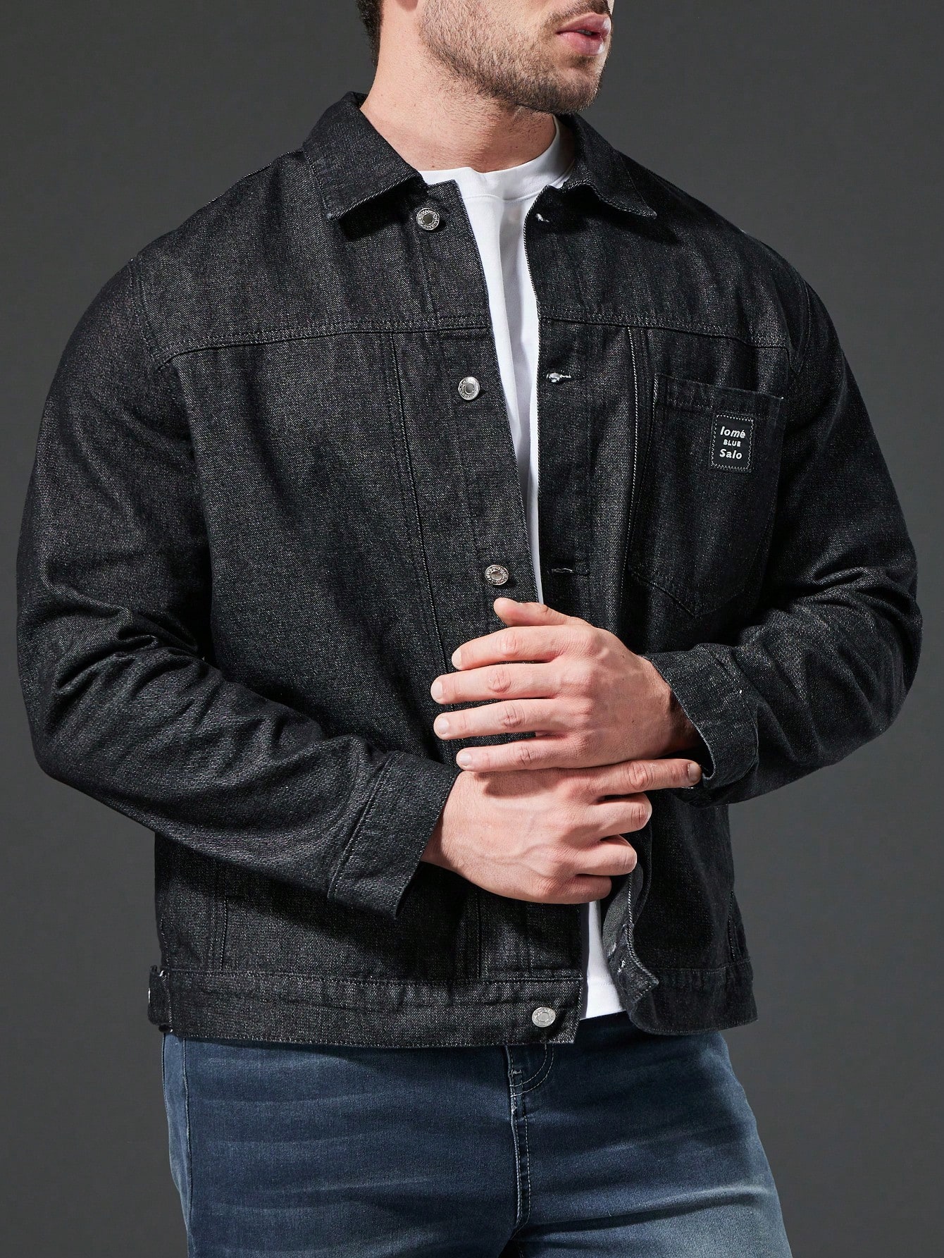 Men Plus Size Denim Jackets