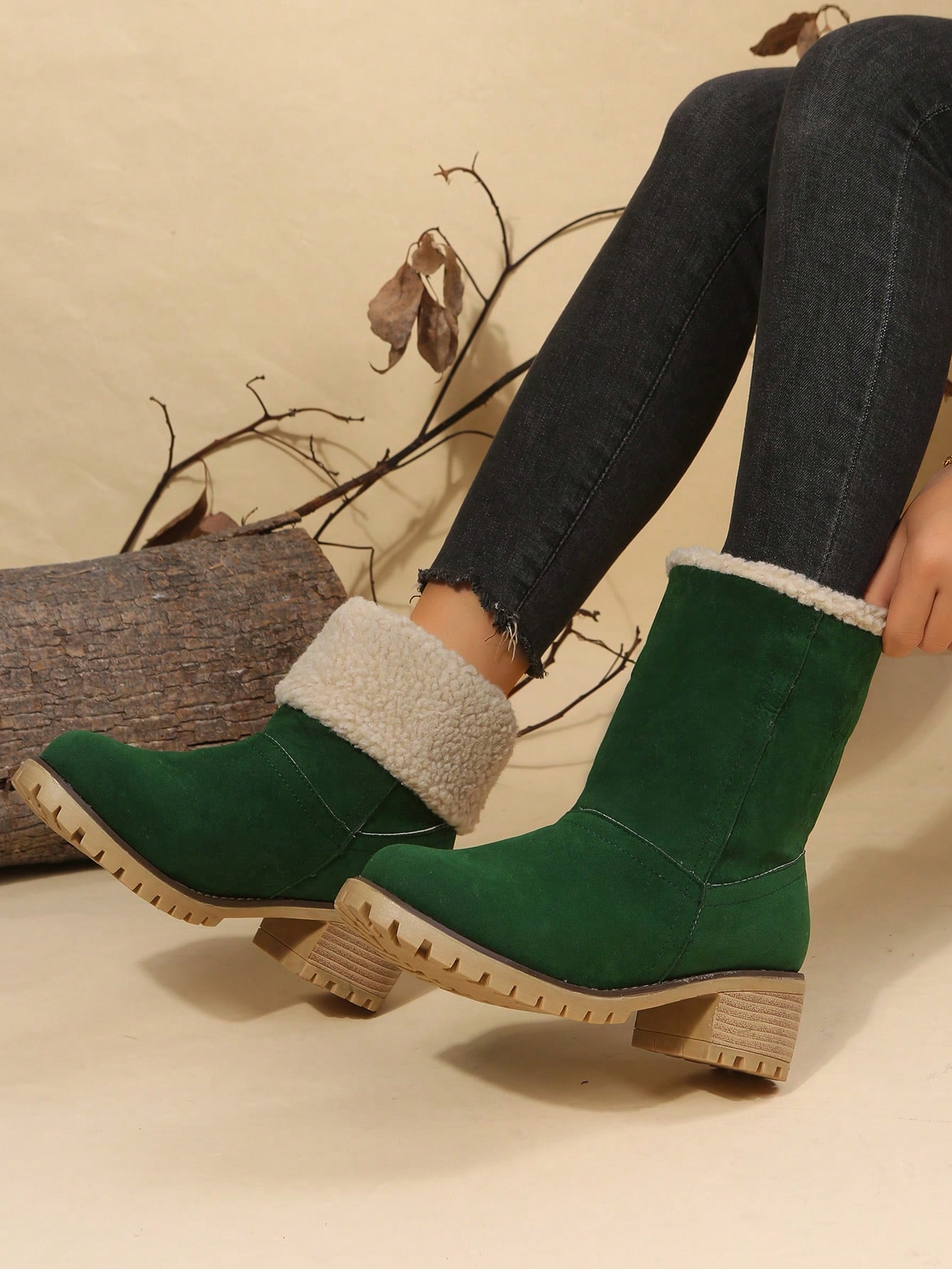 In Green Women Ankle Boots & Booties