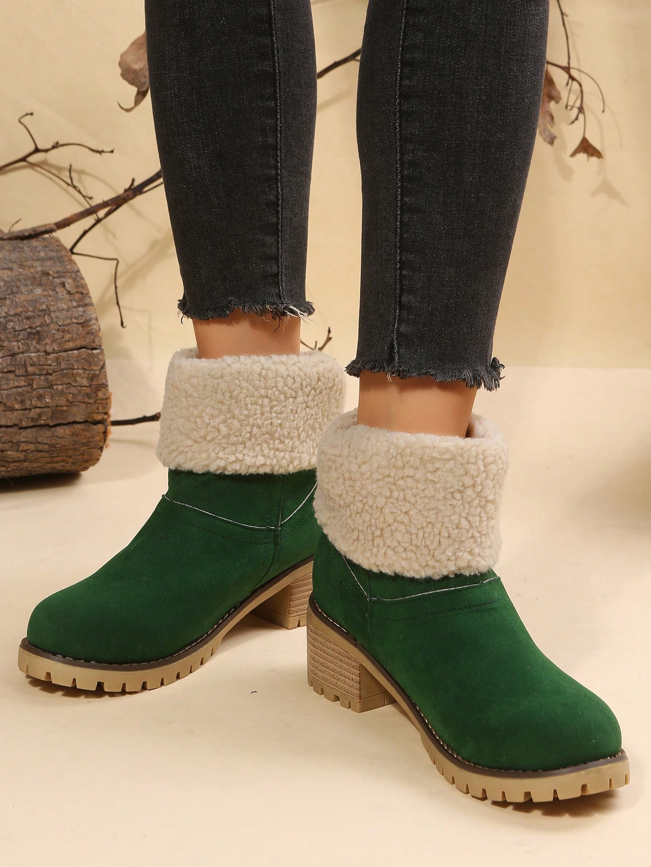 In Green Women Ankle Boots & Booties