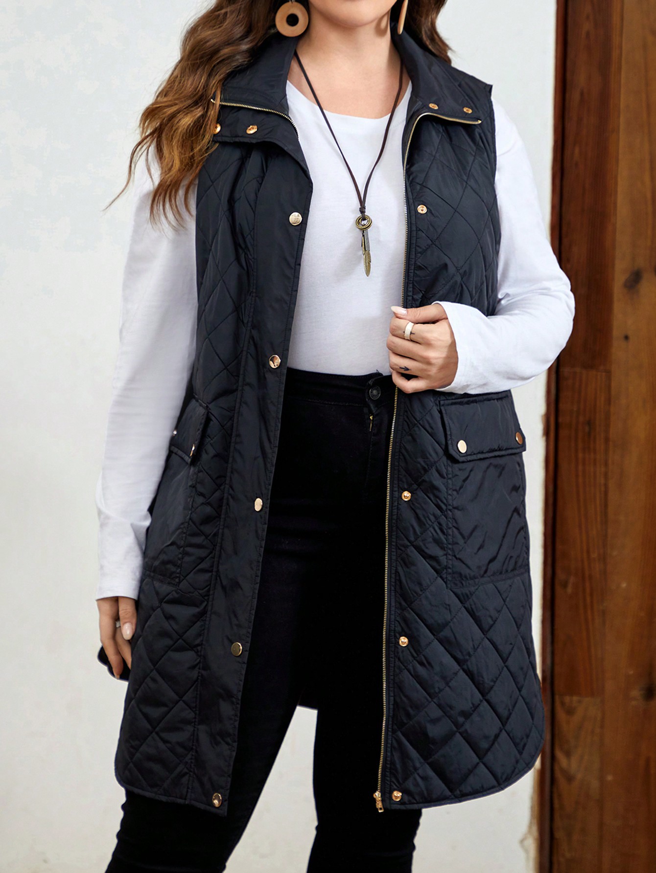 In Casual Plus Size Winter Coats