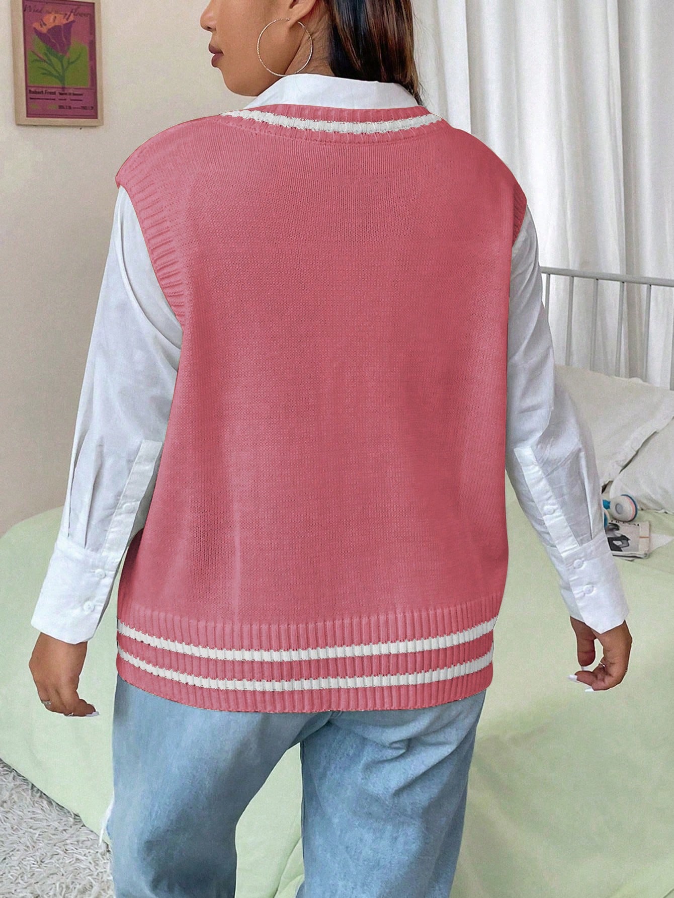 In Casual Plus Size Sweater Vests