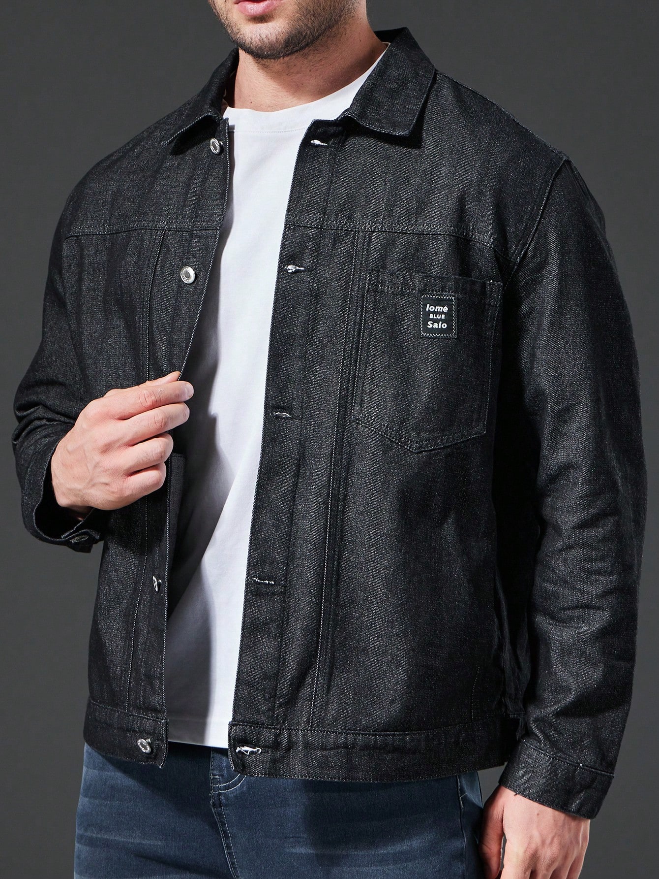 Men Plus Size Denim Jackets