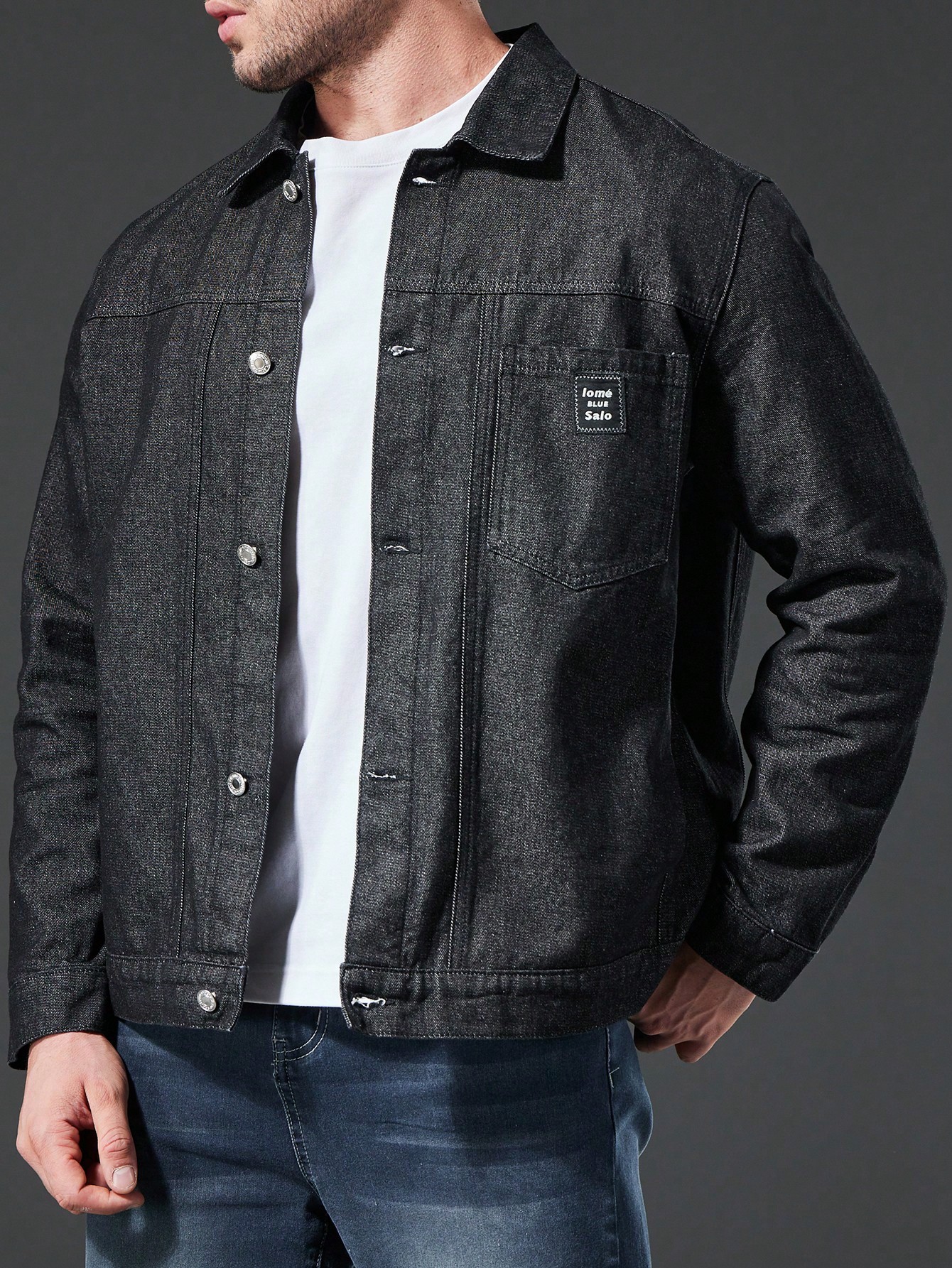 Men Plus Size Denim Jackets