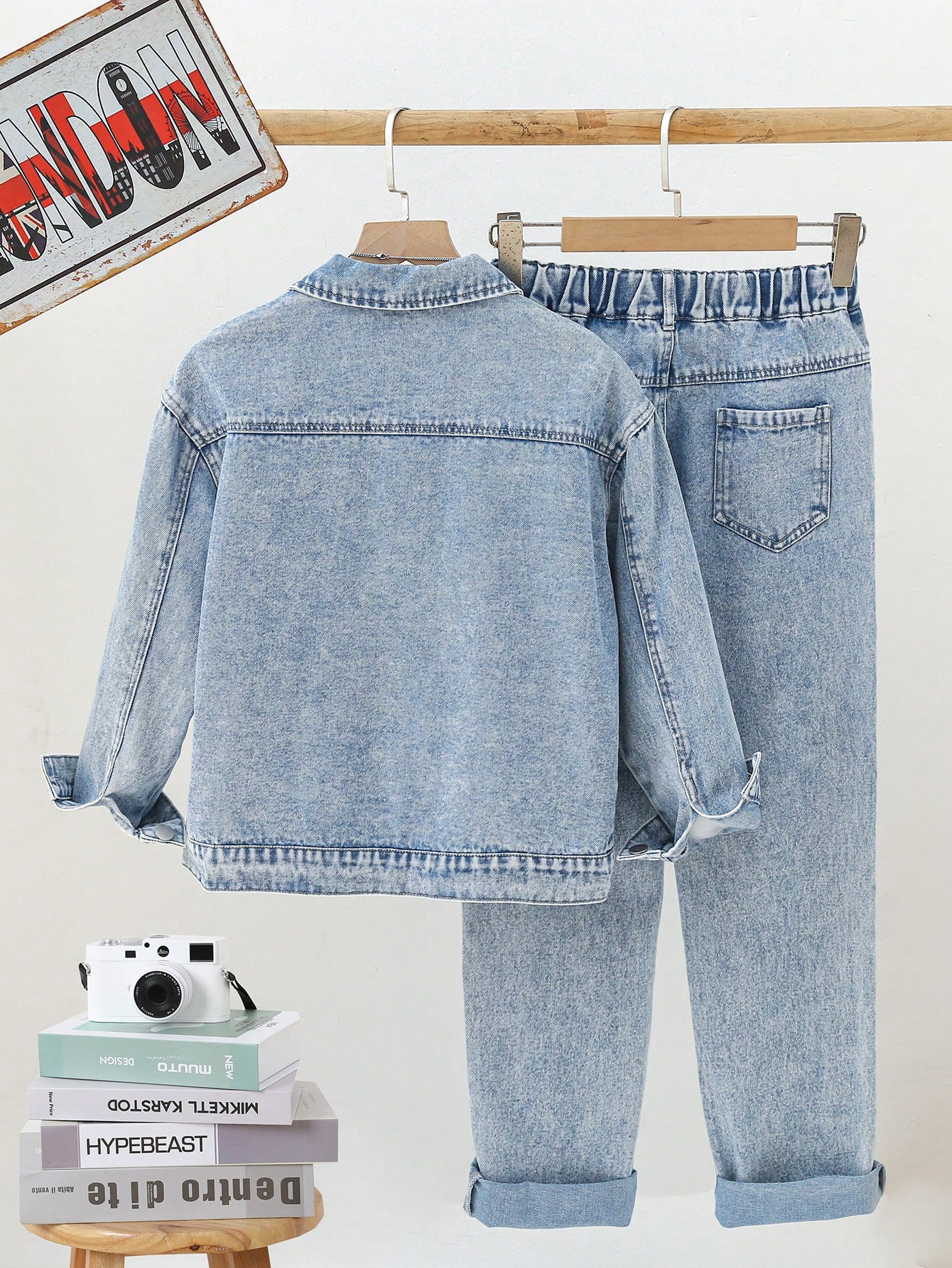 Tween Boys Denim Two-piece Outfits