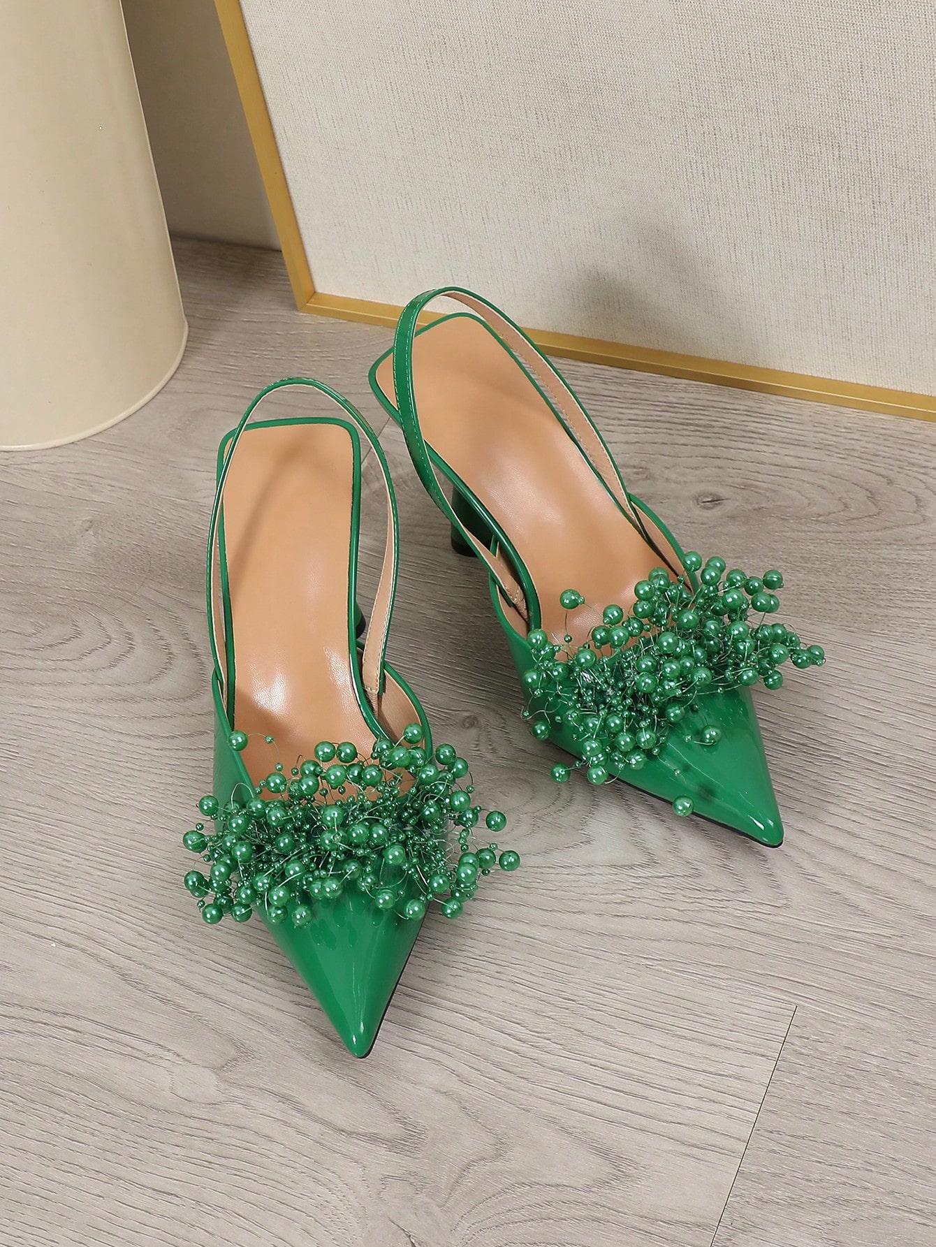 In Green Women Pumps