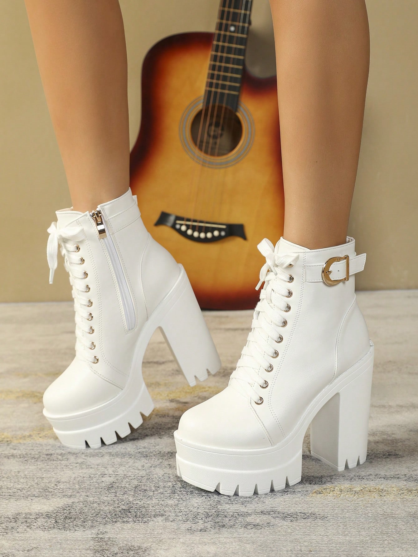 In White Women Ankle Boots & Booties