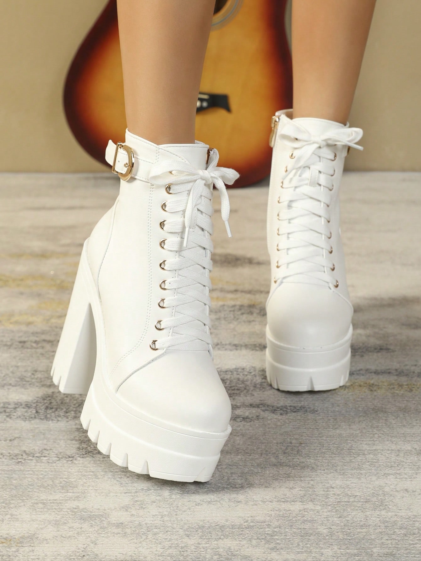 In White Women Ankle Boots & Booties