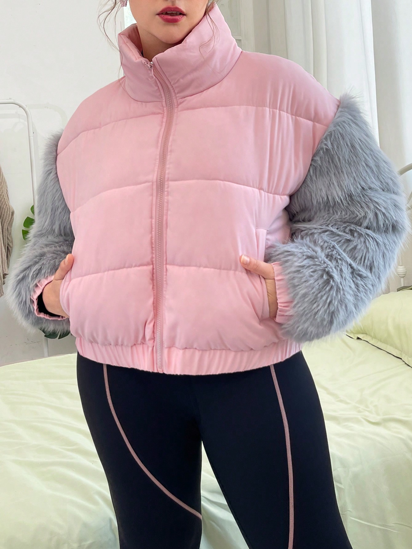 In Casual Plus Size Winter Coats