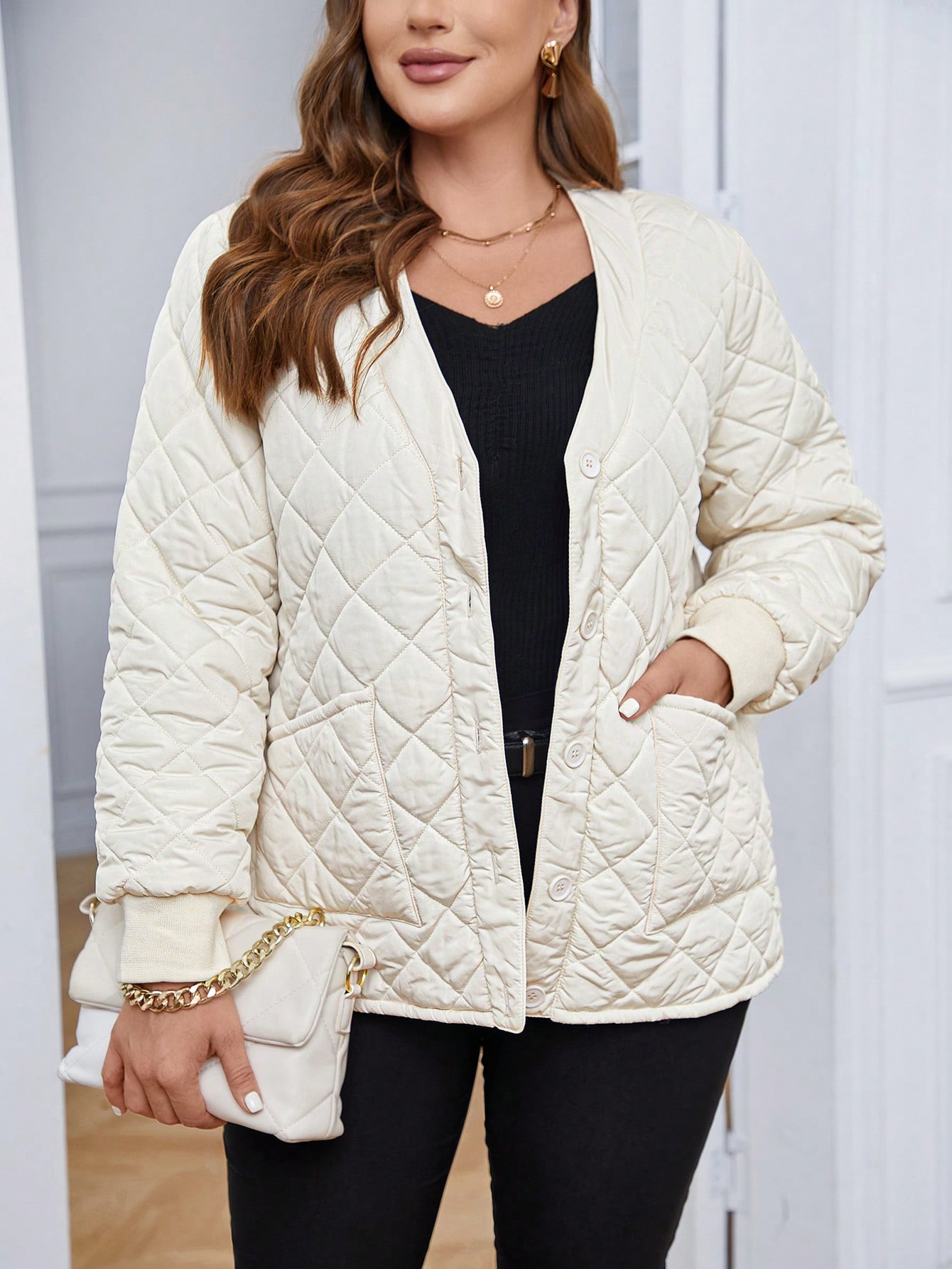 In Casual Plus Size Winter Coats