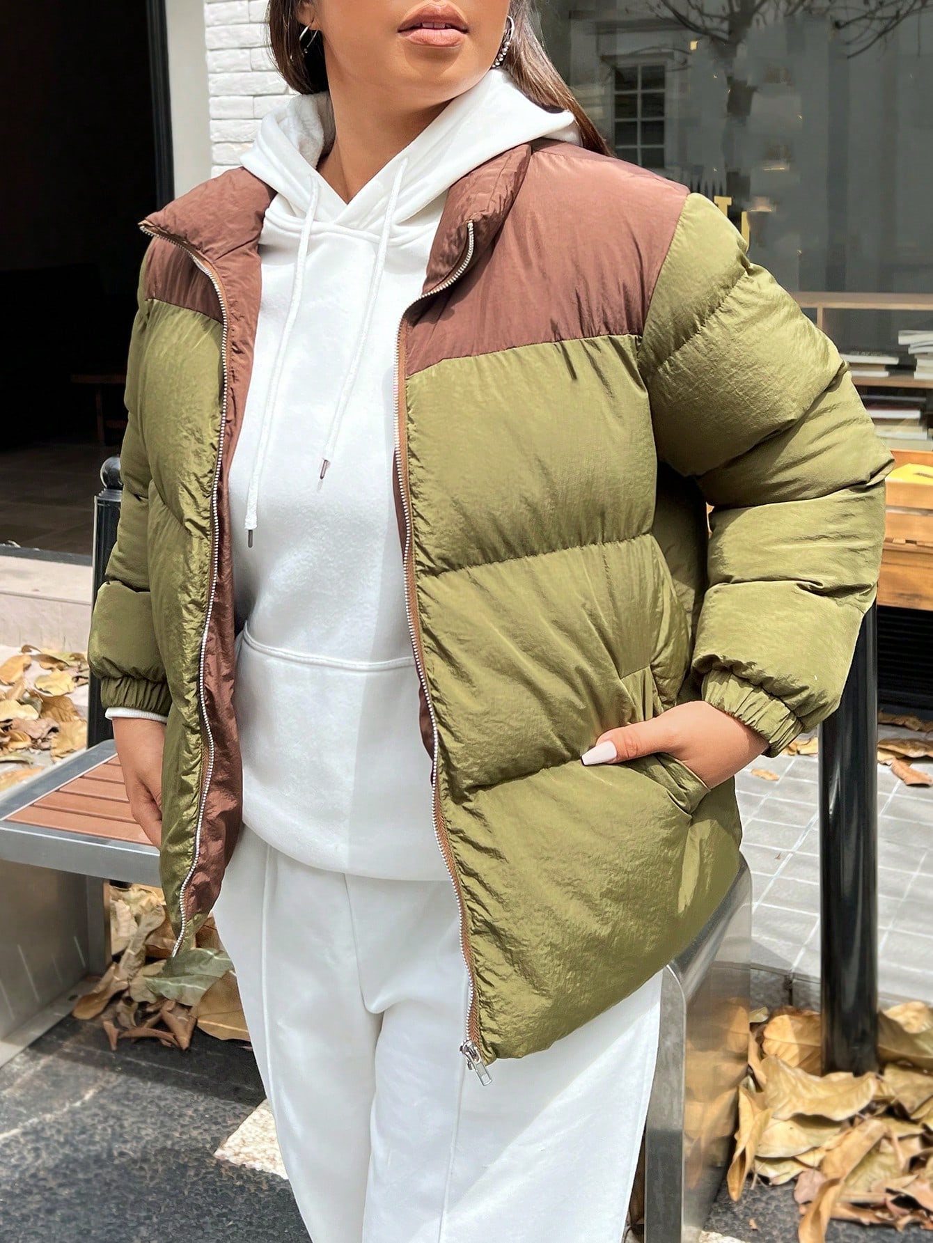 In Casual Plus Size Winter Coats