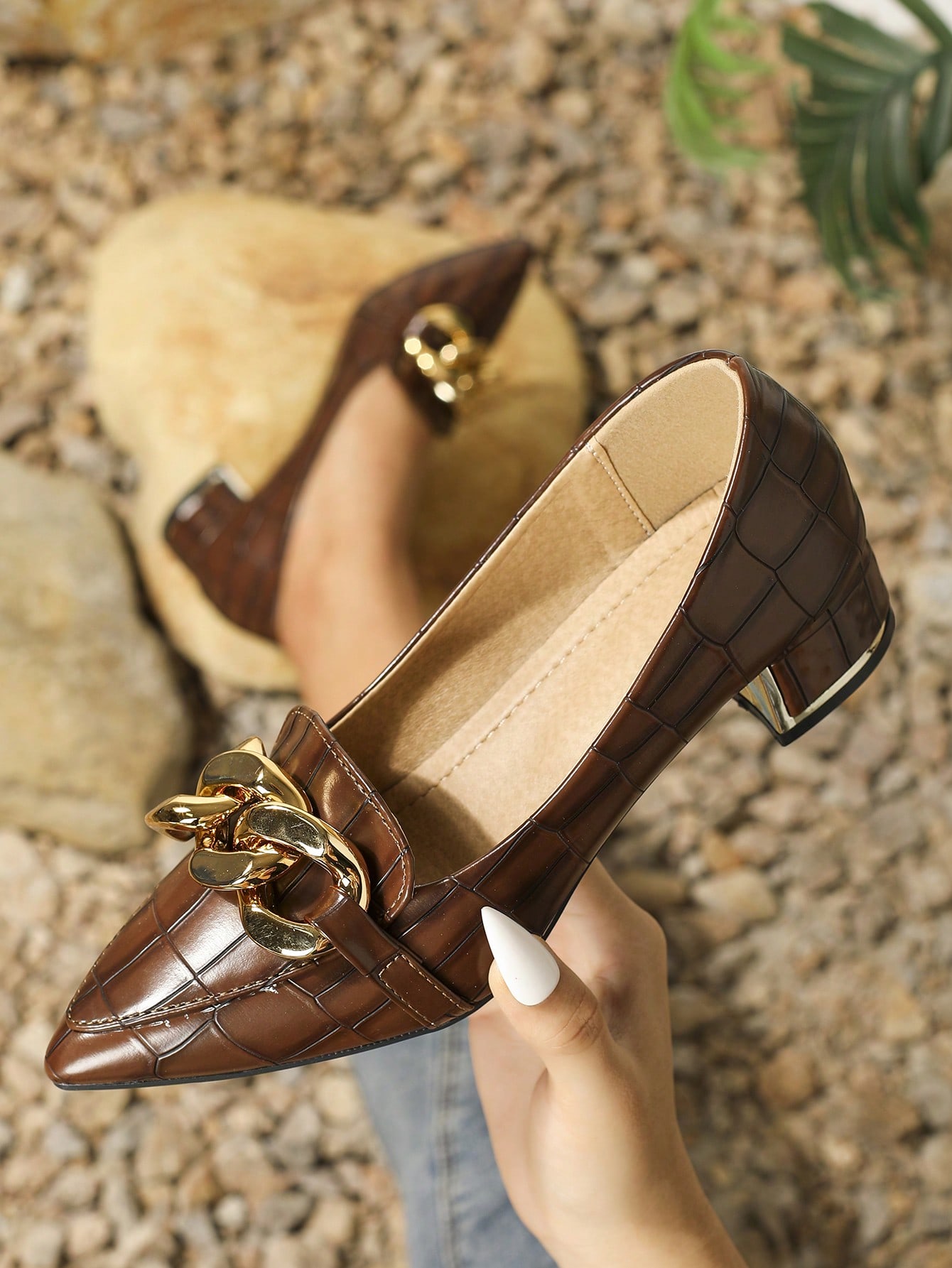 In Brown Women Pumps