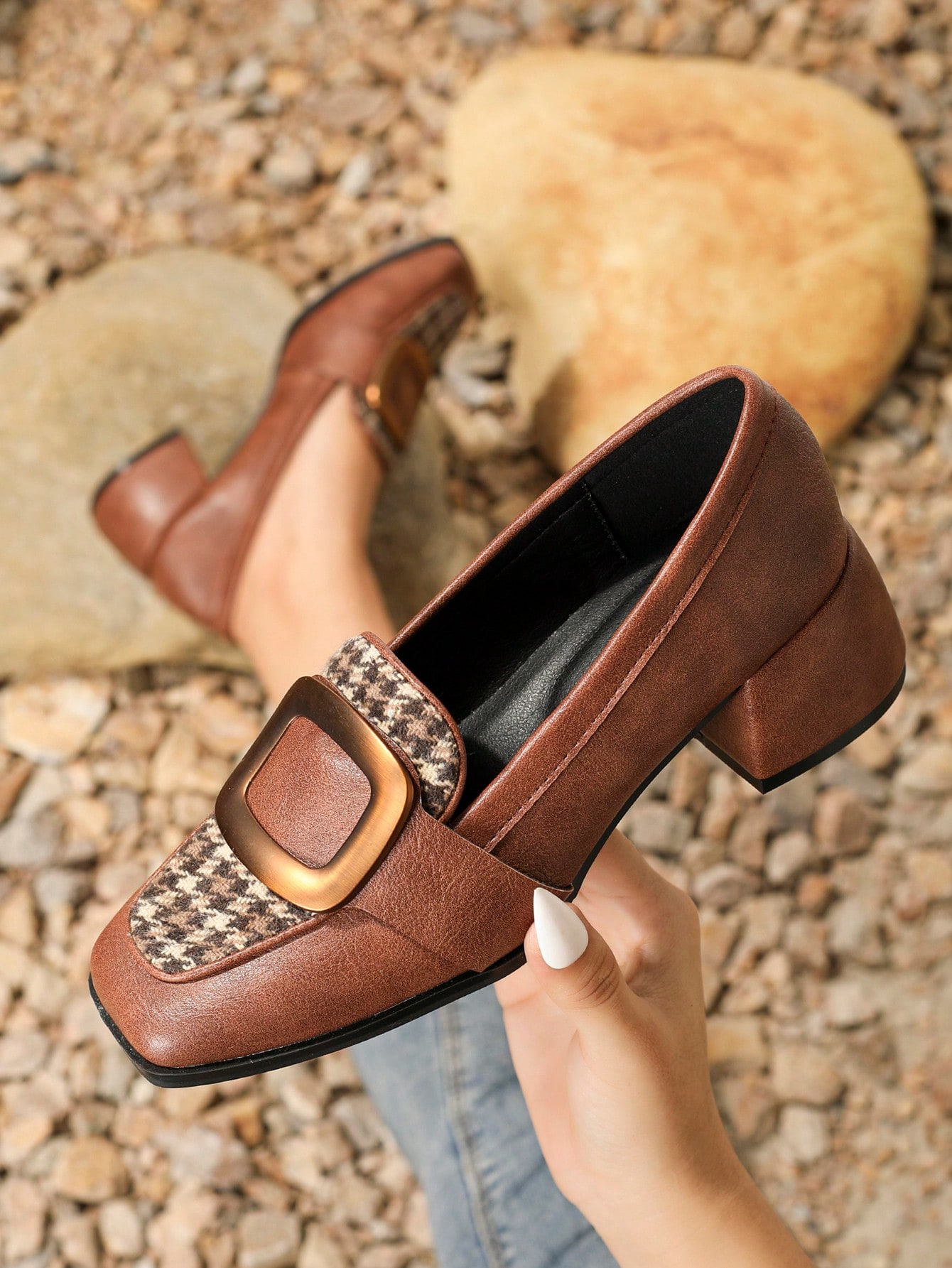 In Brown Women Pumps