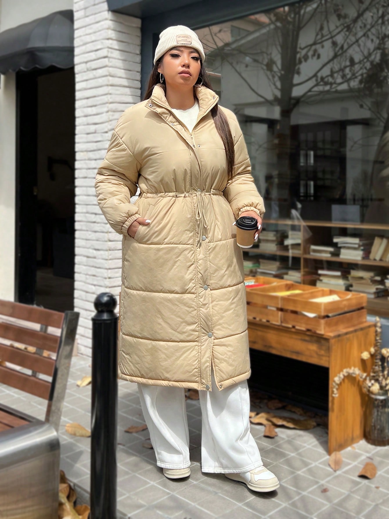 In Casual Plus Size Winter Coats