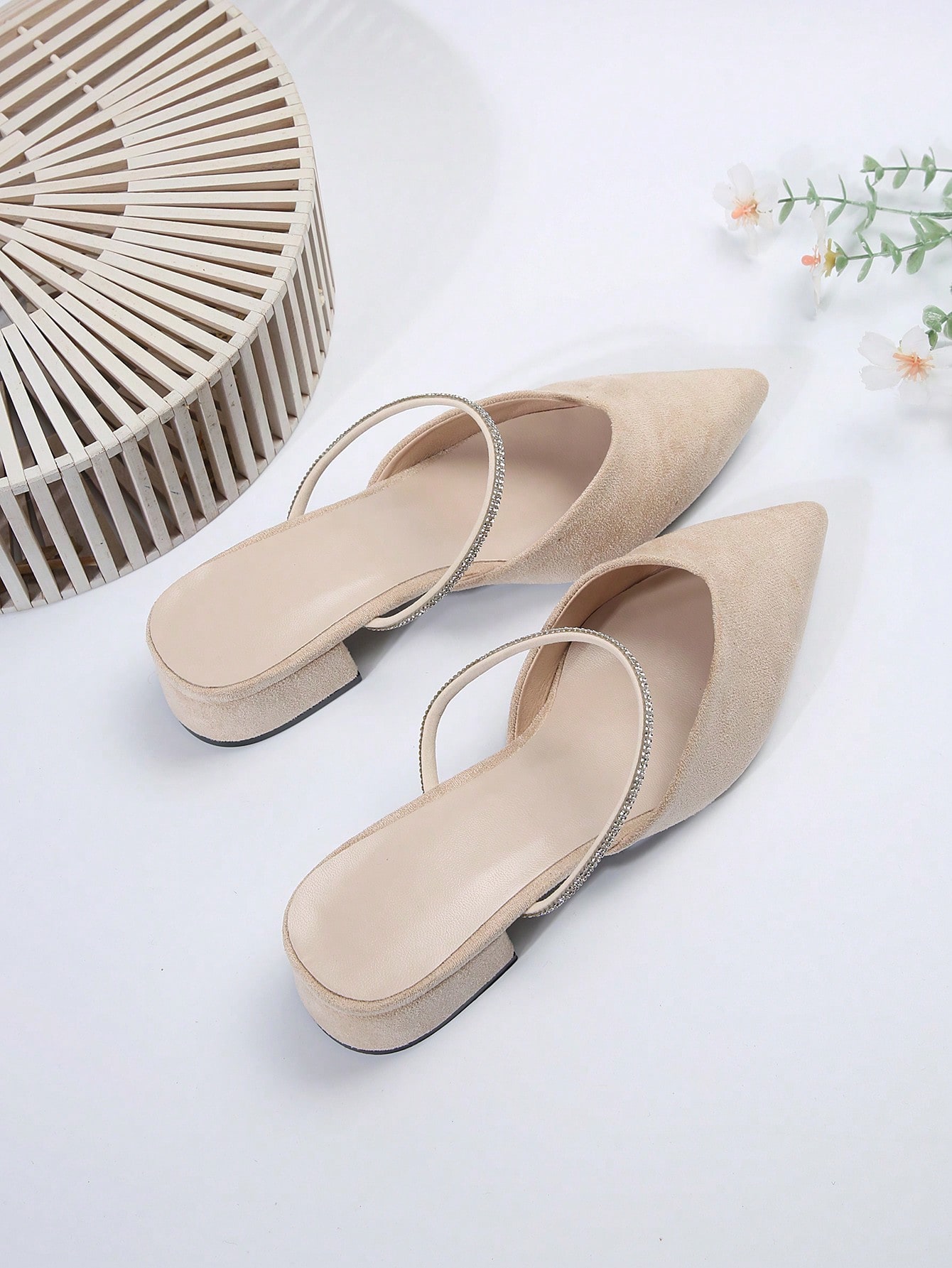 In Beige Women Flats