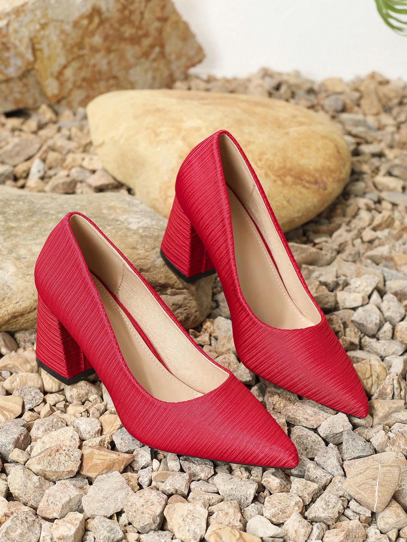 In Red Women Pumps