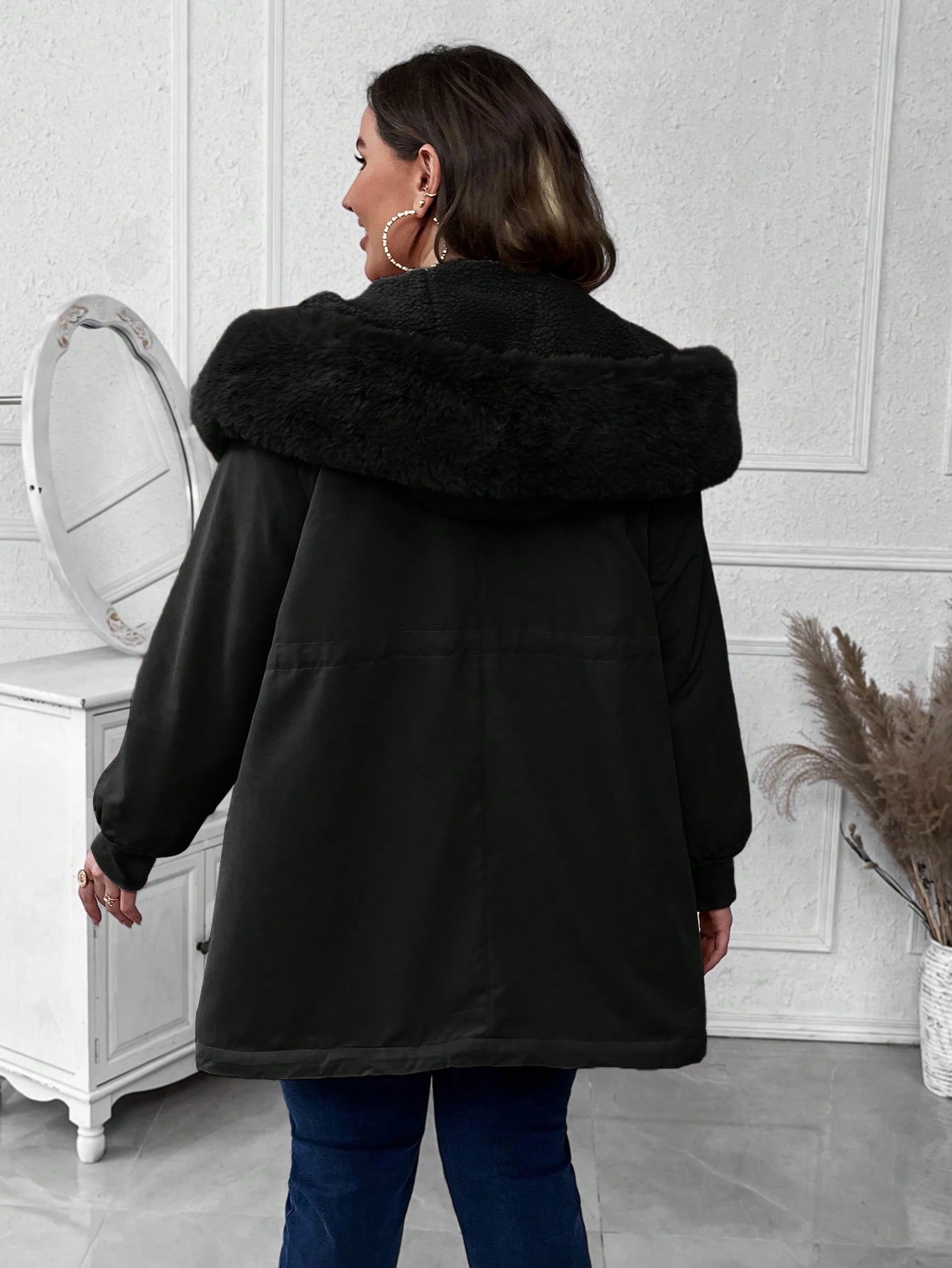 In Casual Plus Size Winter Coats