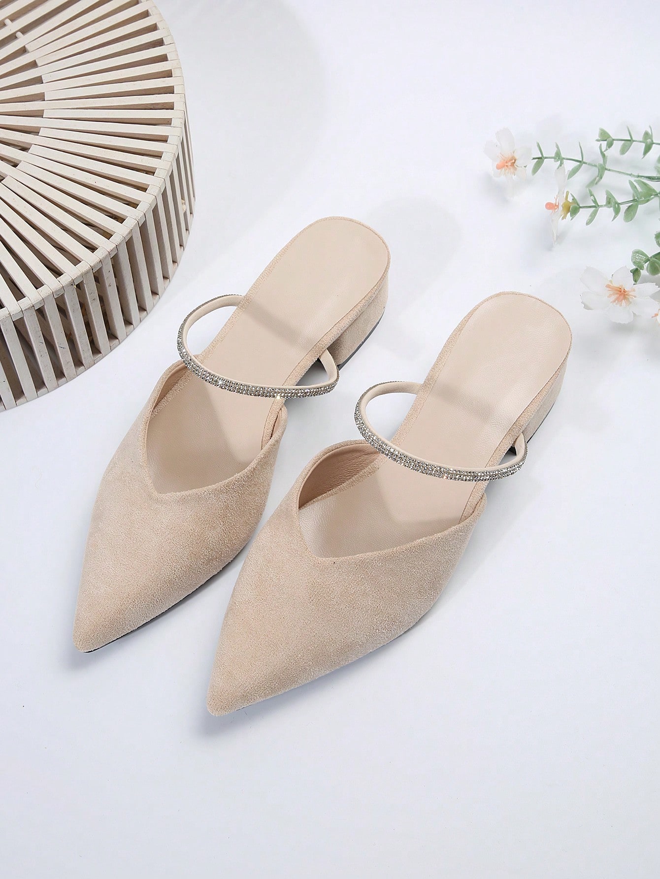 In Beige Women Flats