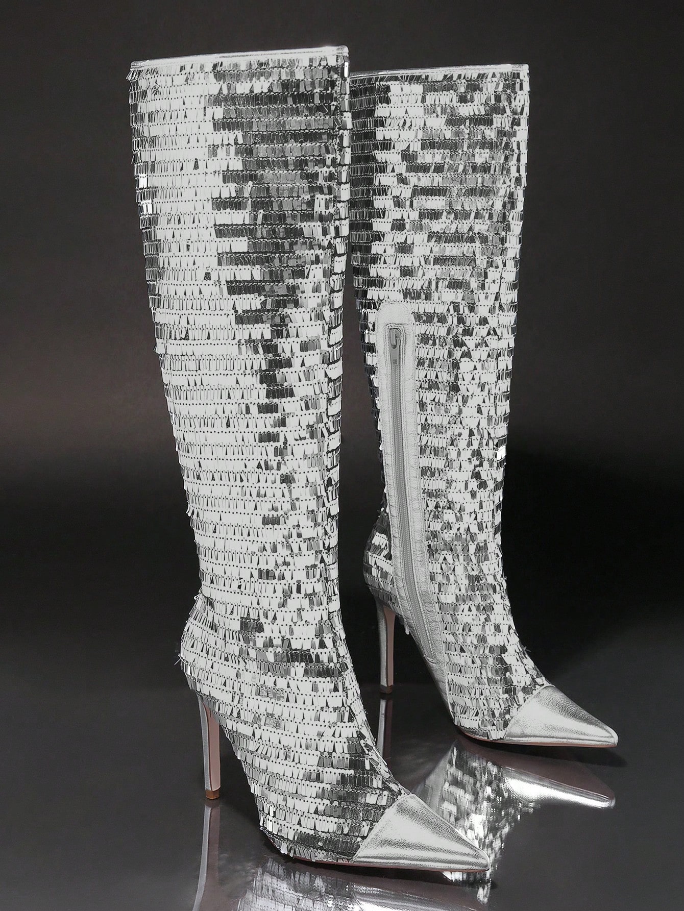 In Silver Women Ankle Boots & Booties